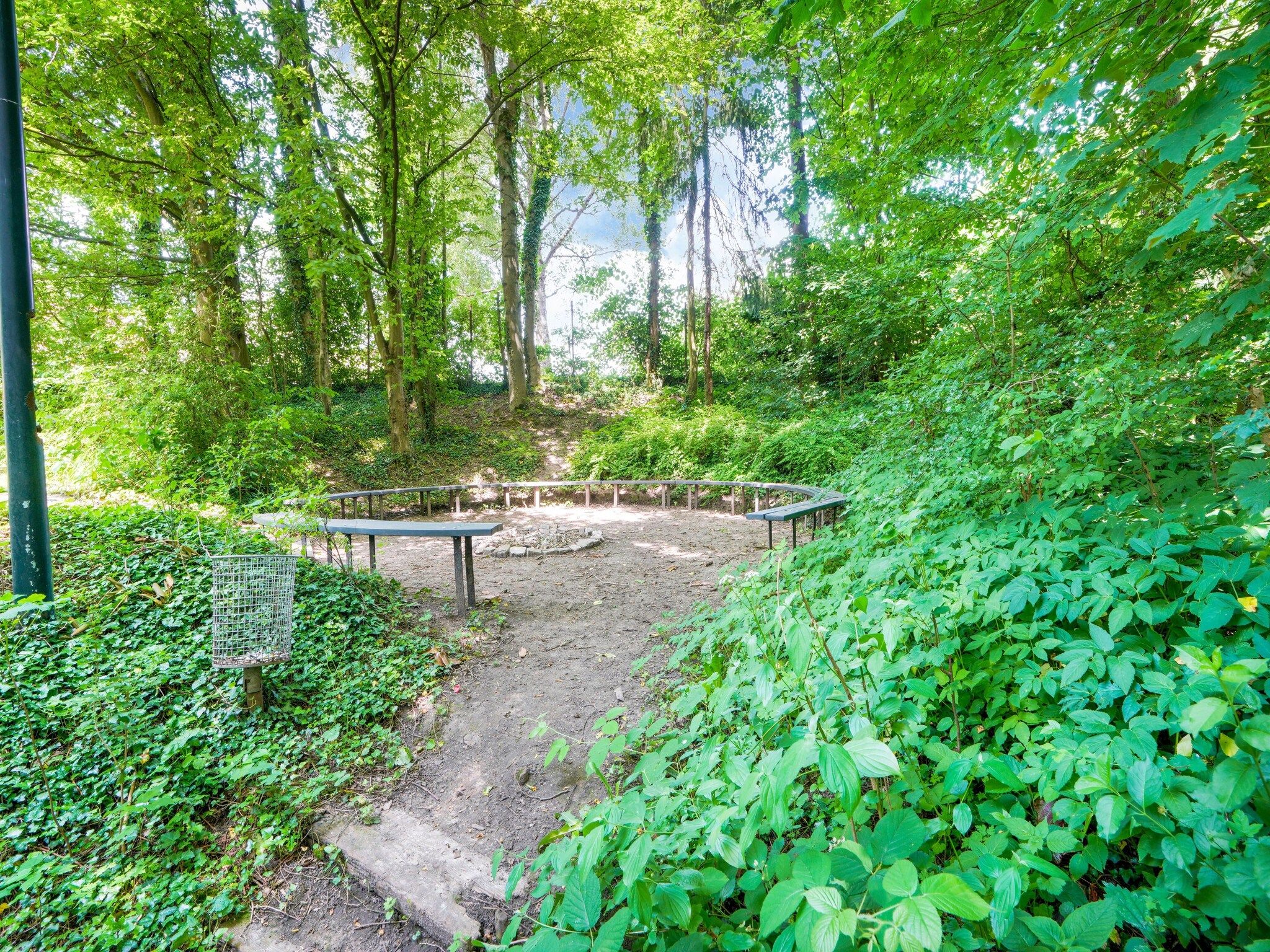 De tuin van Waterval 8P in Ulestraten
