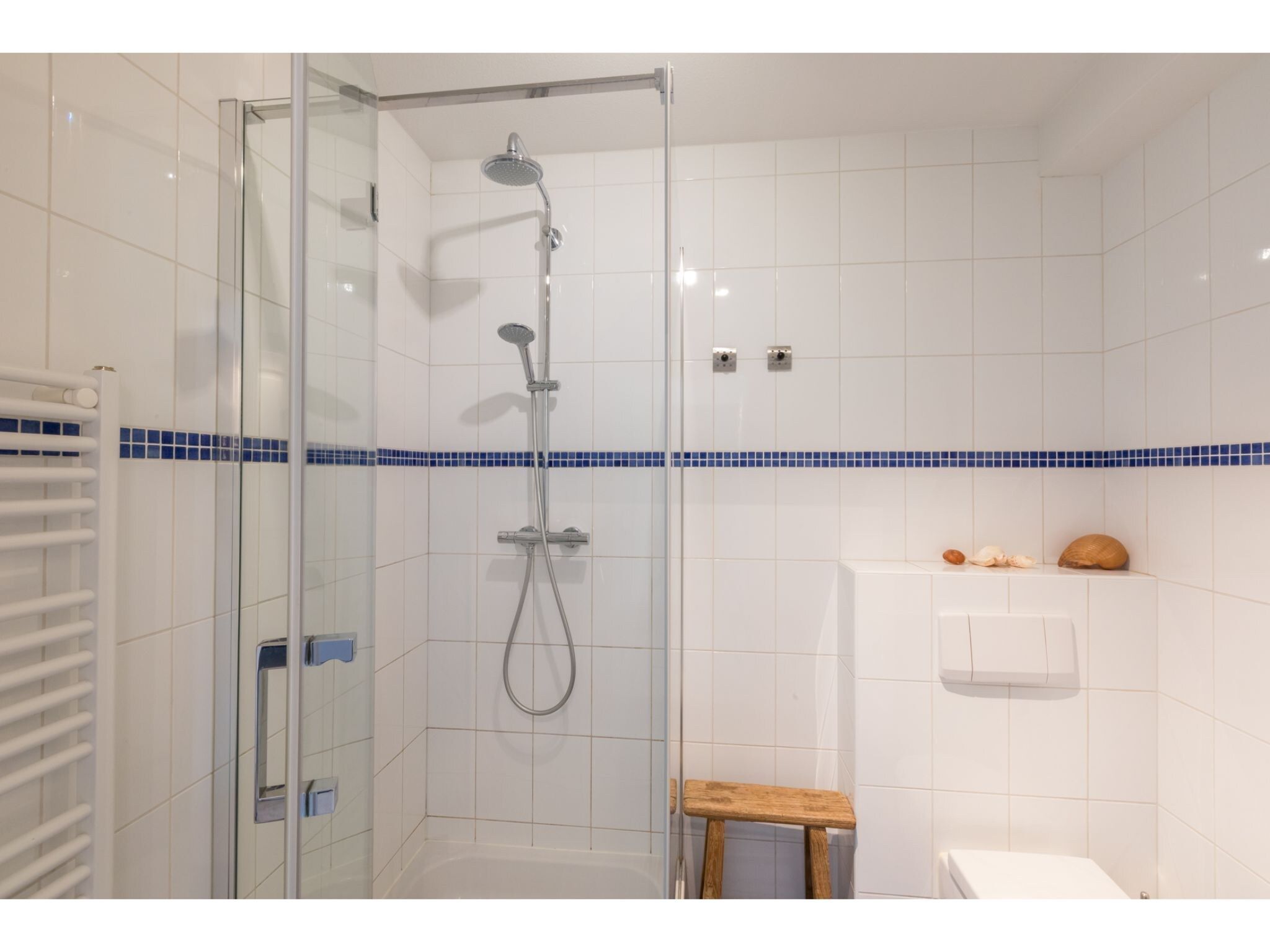 De badkamer van Appartement - Borné  Zoutelande in Zoutelande