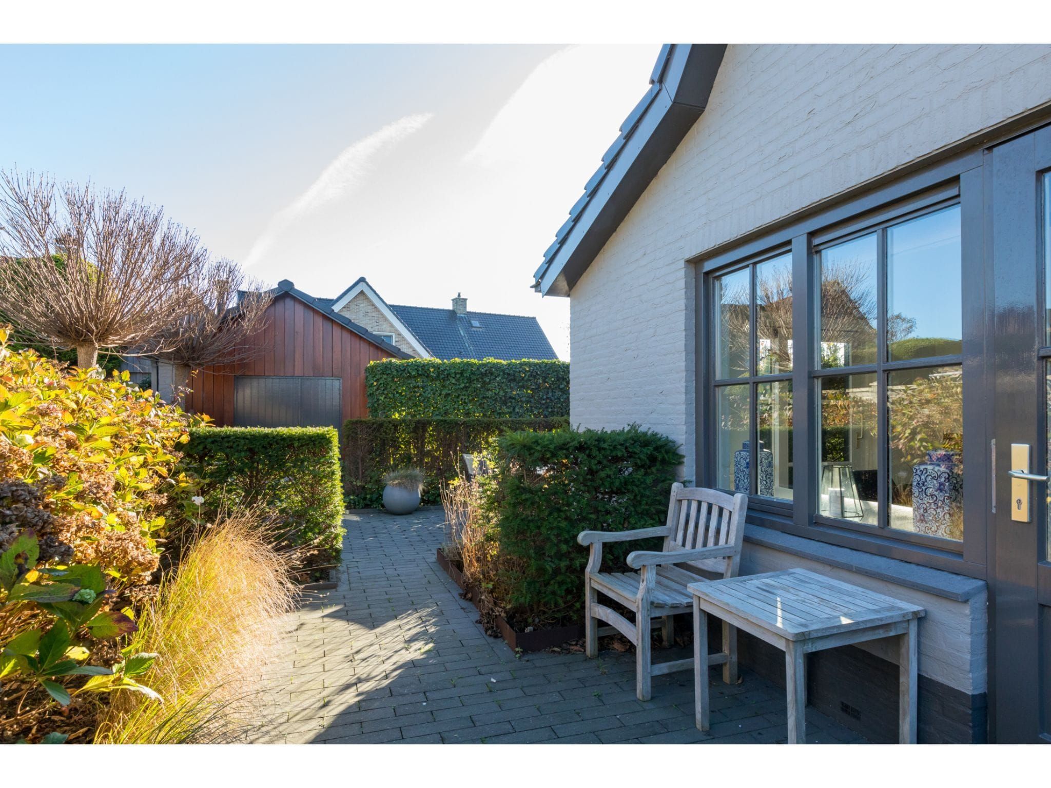 Het terras van Appartement - Borné  Zoutelande in Zoutelande
