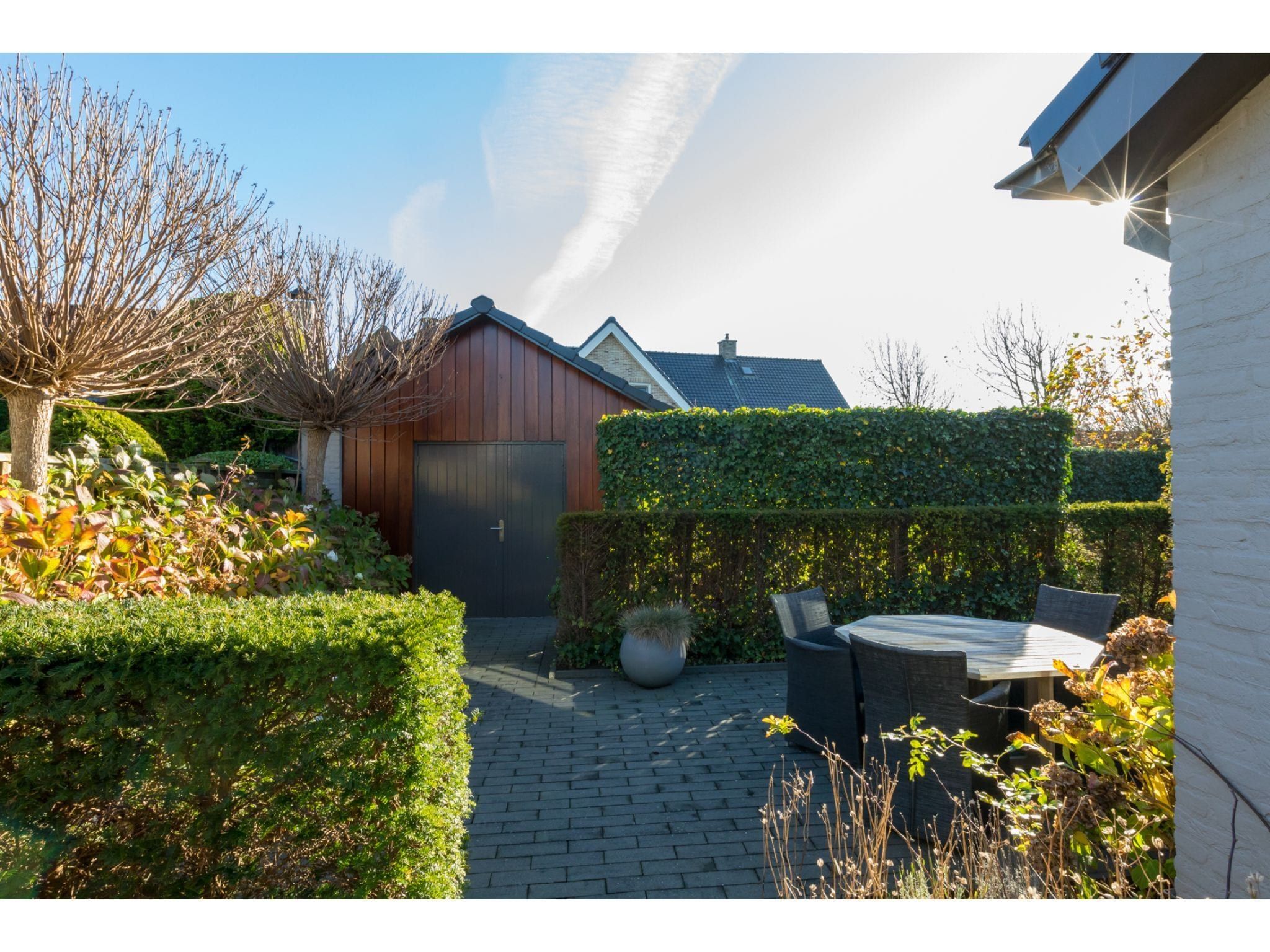Het terras van Appartement - Borné  Zoutelande in Zoutelande