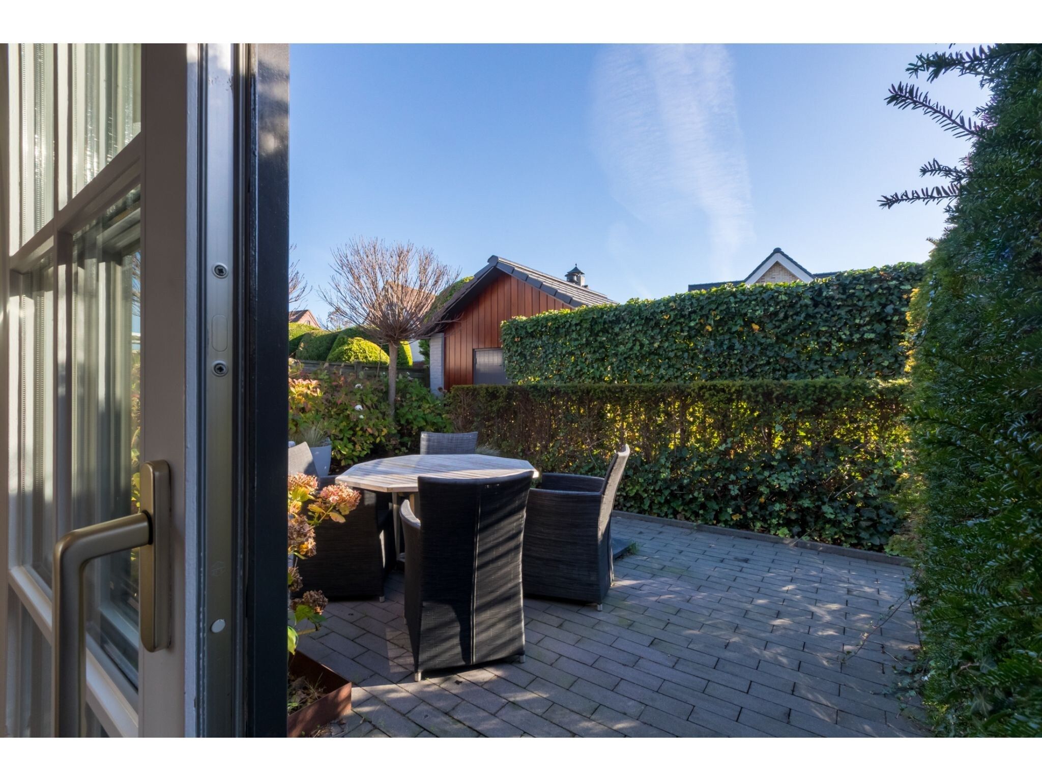 Het terras van Appartement - Borné  Zoutelande in Zoutelande