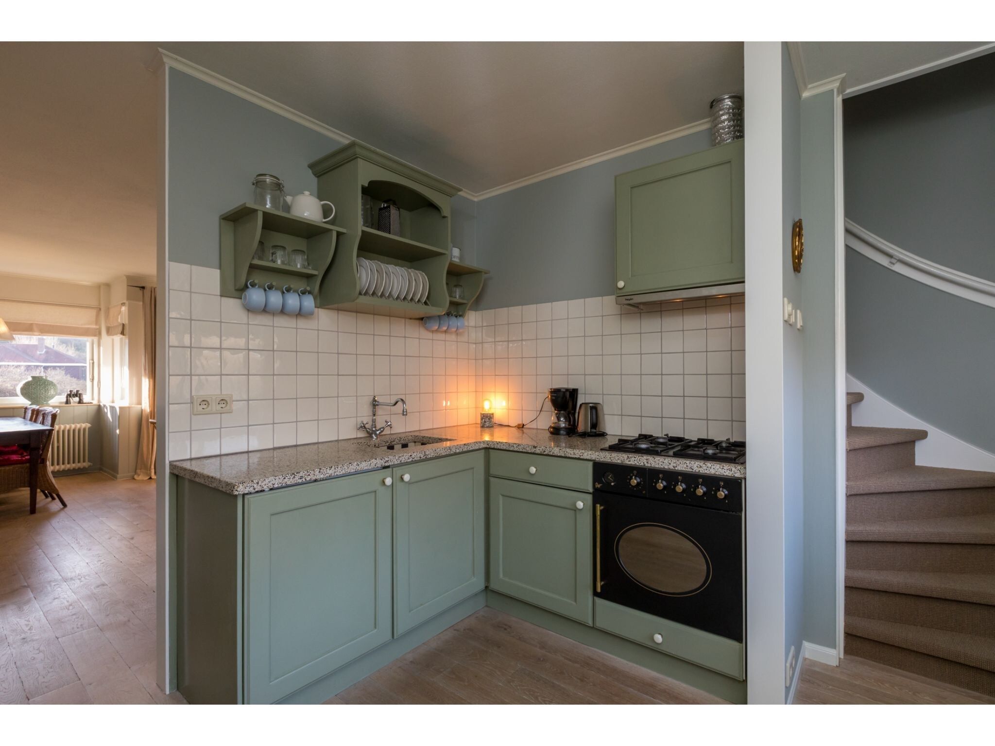De keuken van Duinweg 117-4 Duinoord in Zoutelande