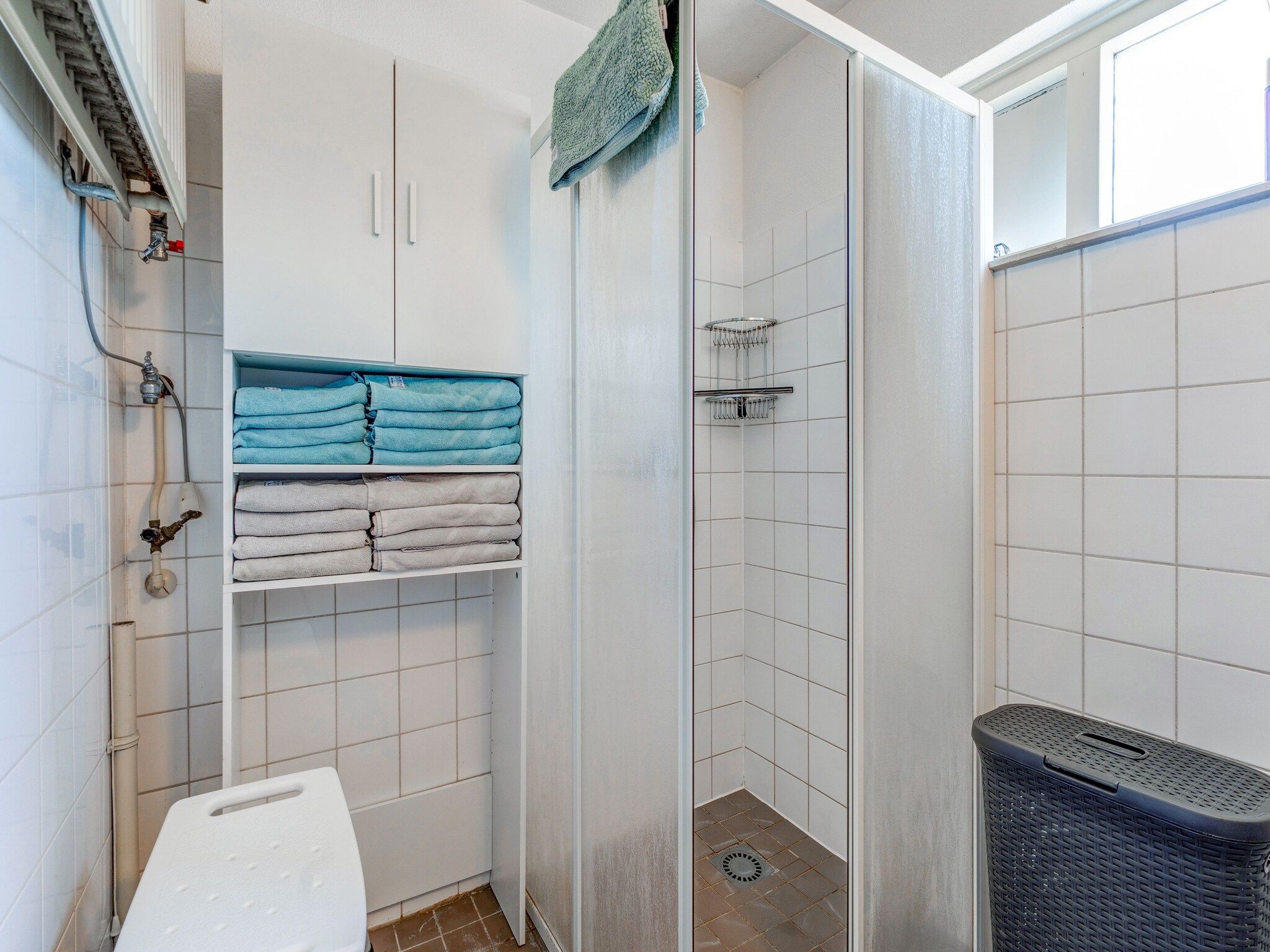 De badkamer van Ruim appartement in centrum Leeuwarden in Leeuwarden