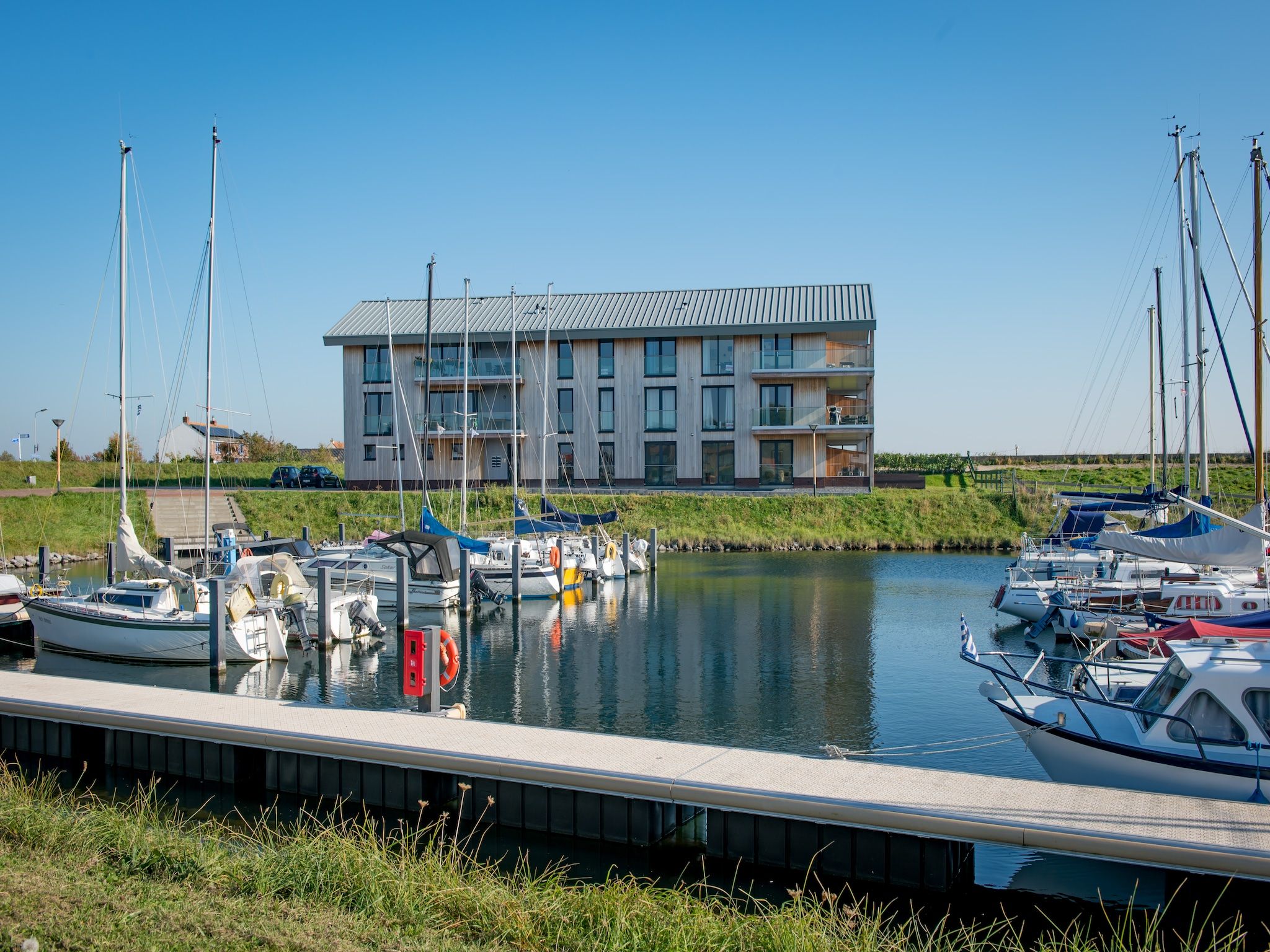 Het uitzicht vanaf Uithaven 10 in Kamperland