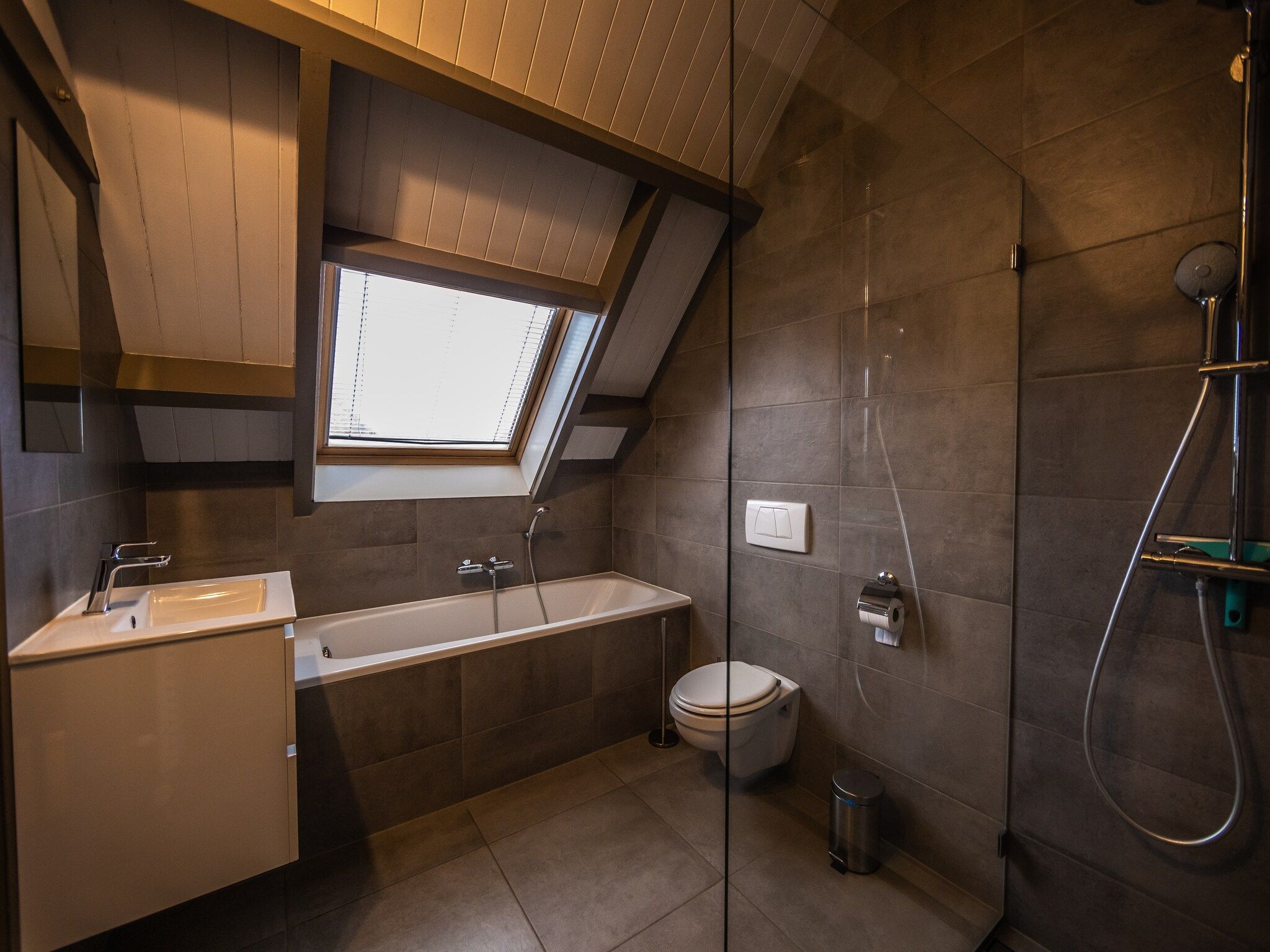De badkamer van Vakantiewoning - Oranjezon 4p in Vrouwenpolder
