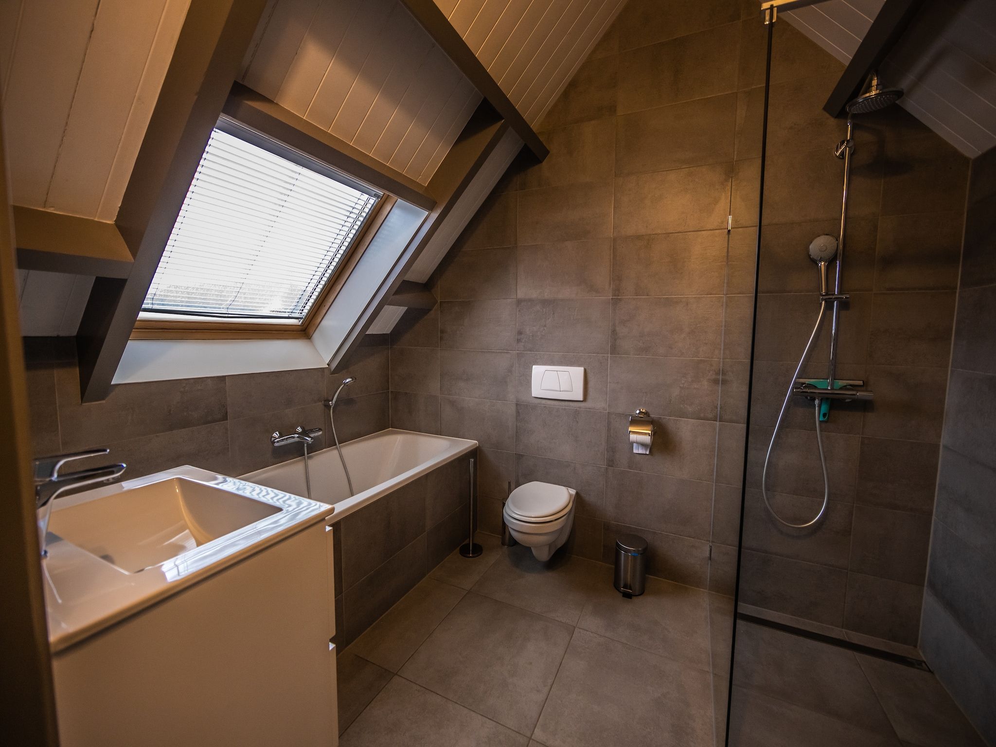 De badkamer van Vakantiewoning - Oranjezon 4p in Vrouwenpolder