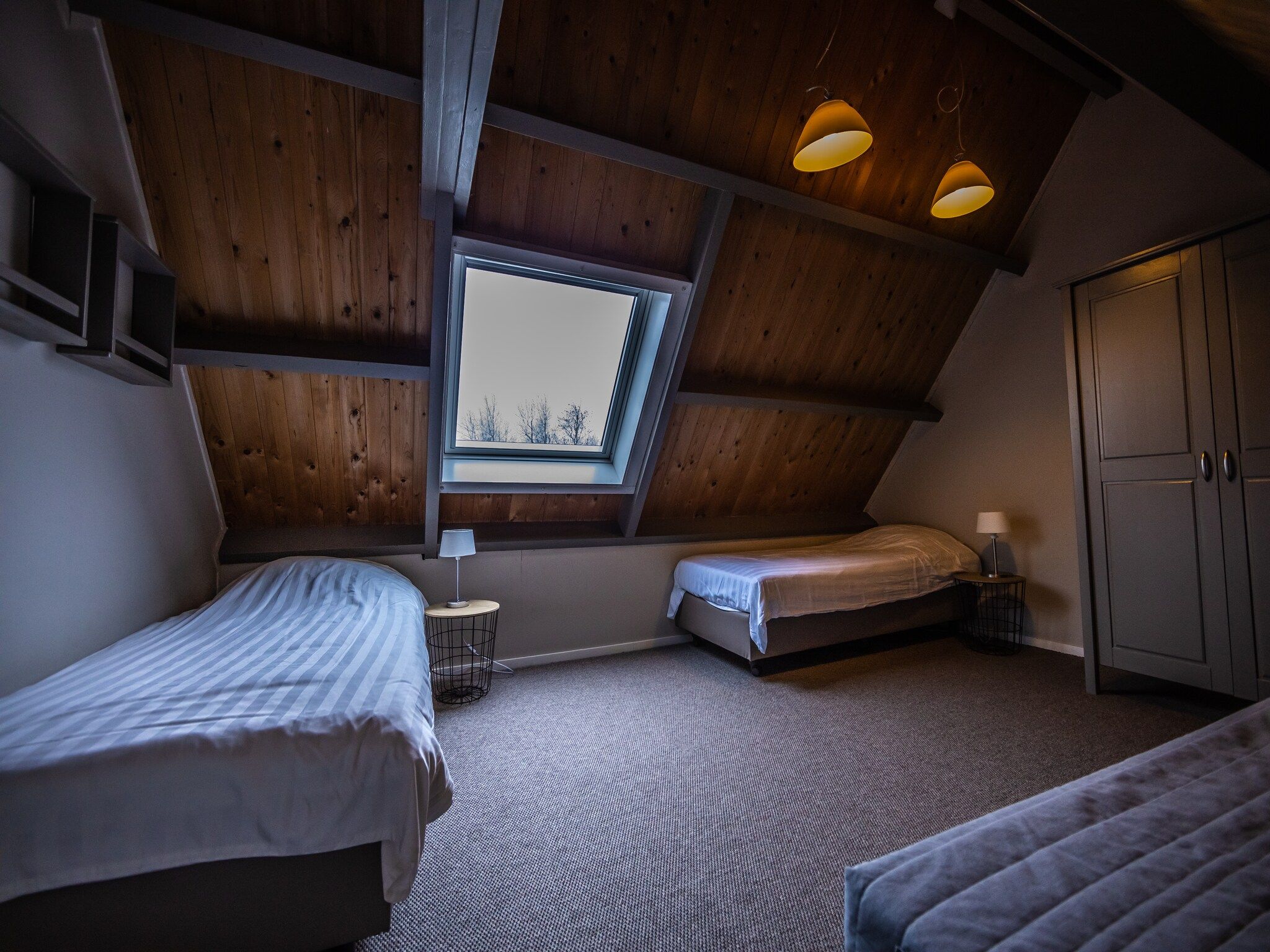 Een slaapkamer van Vakantiewoning - Oranjezon 4p in Vrouwenpolder
