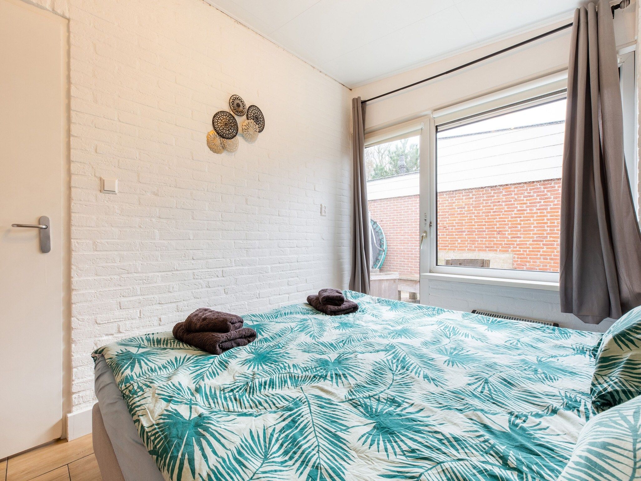 Een slaapkamer van De Tulp in Noordwijkerhout