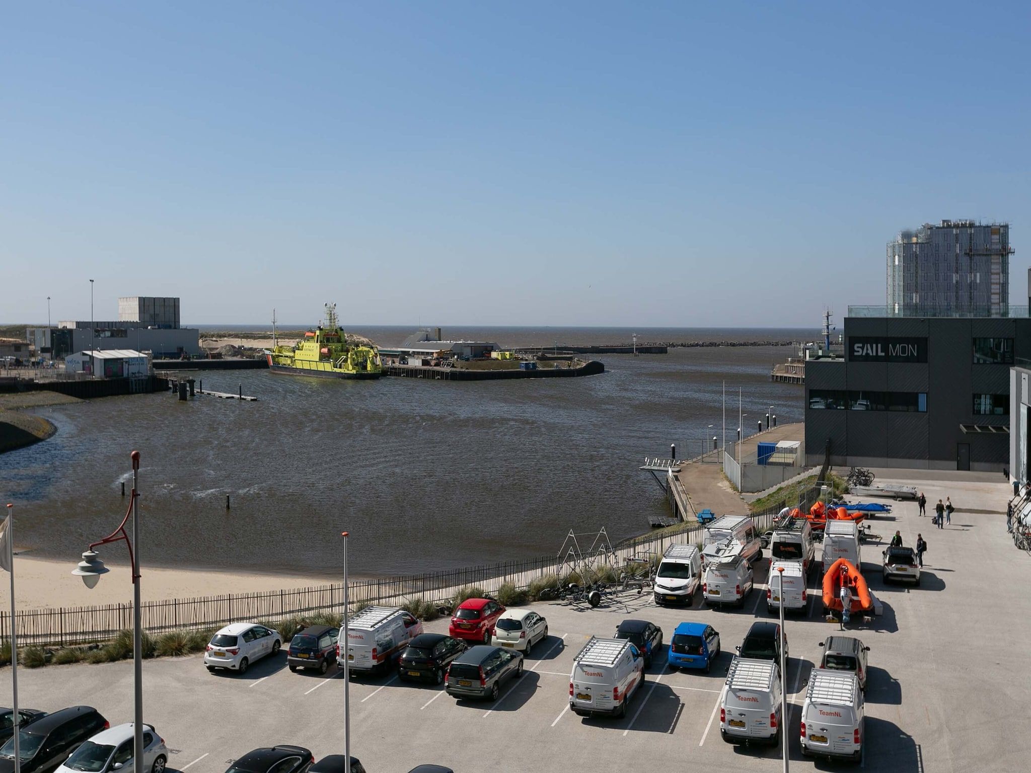 Het uitzicht vanaf Scheveningen Harbour 28 in Den Haag