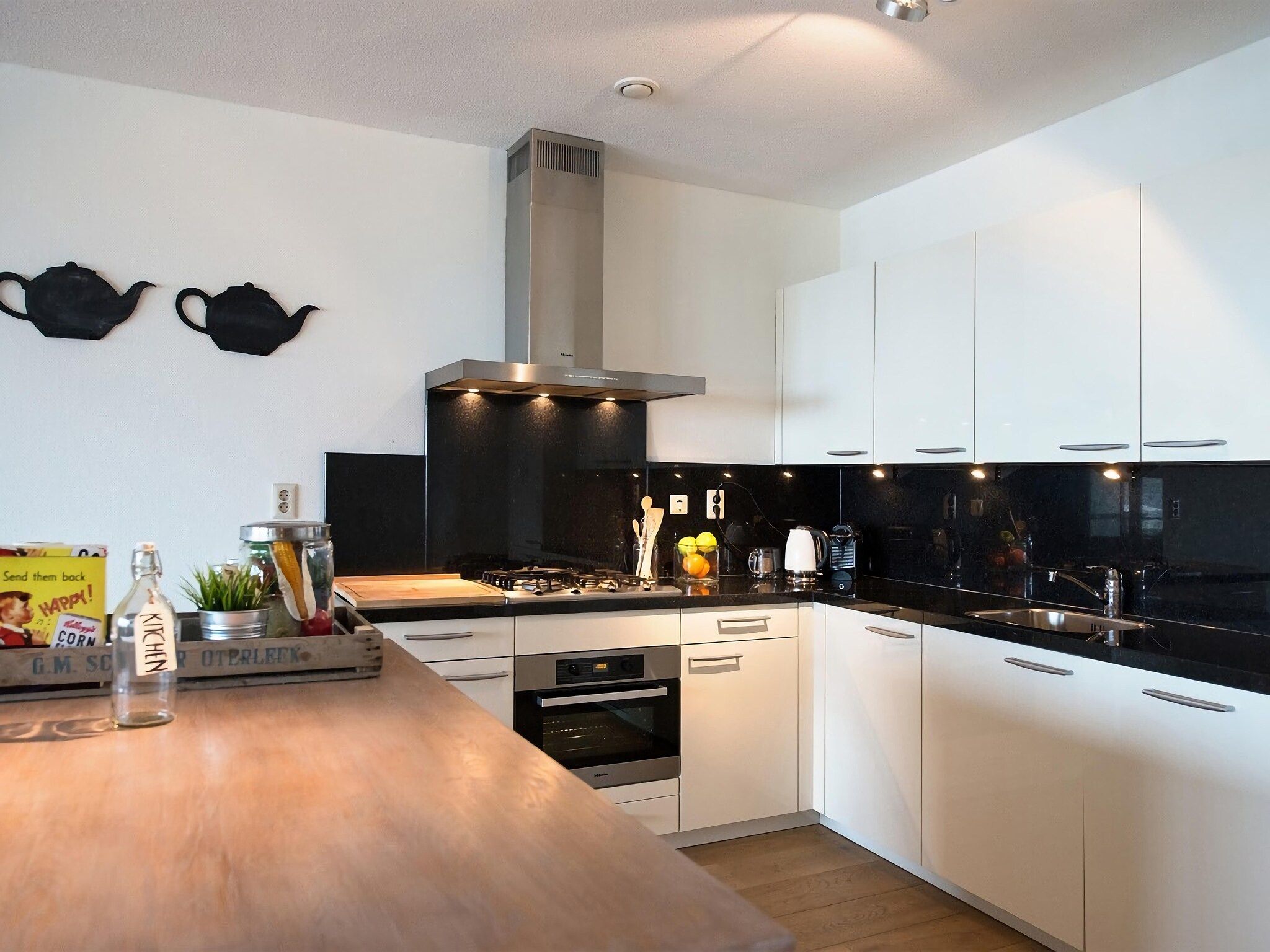 De keuken van Scheveningen Harbour 22B in Den Haag