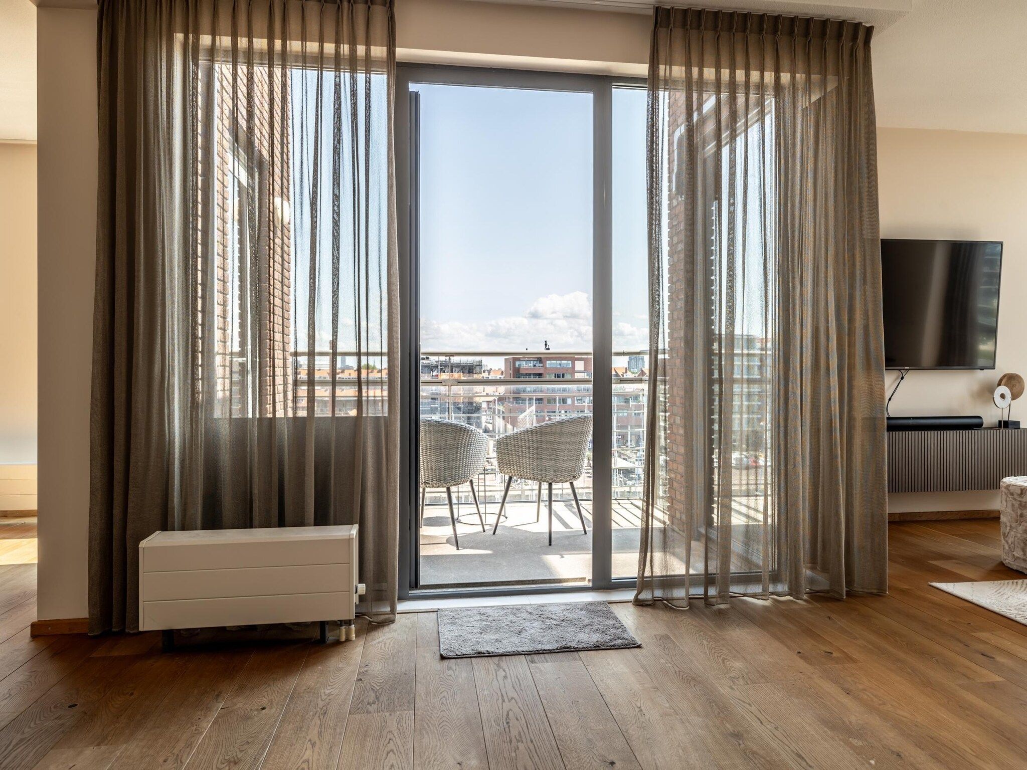 Het uitzicht vanaf Scheveningen Harbour 42A in Den Haag