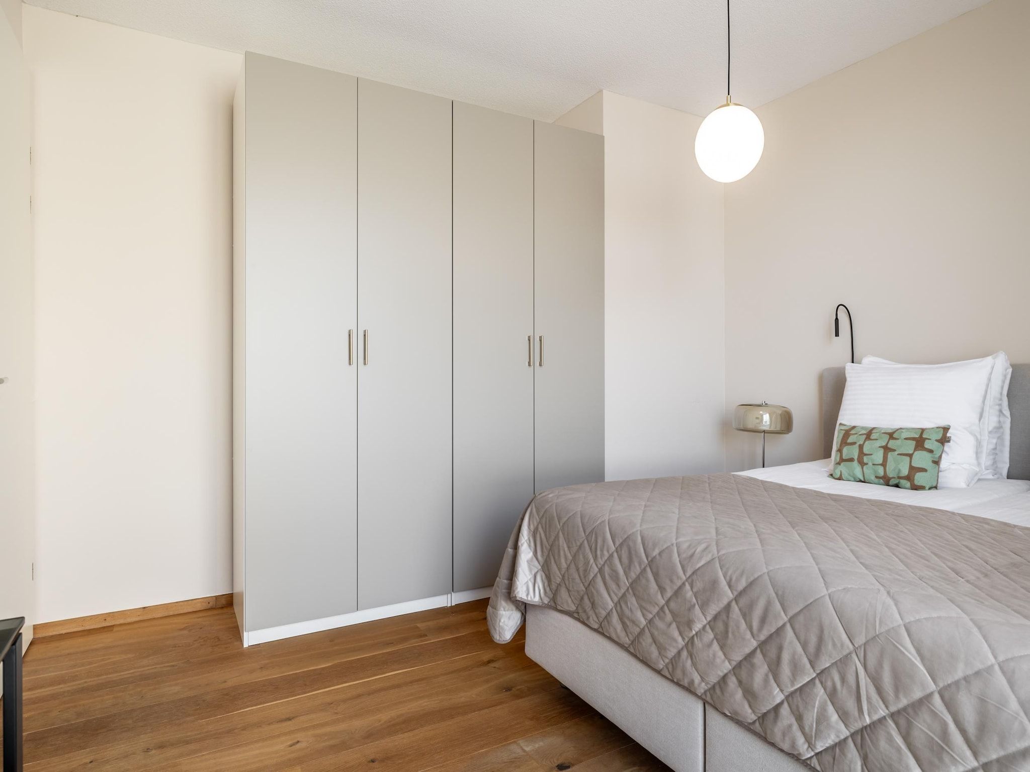 Een slaapkamer van Scheveningen Harbour 42A in Den Haag