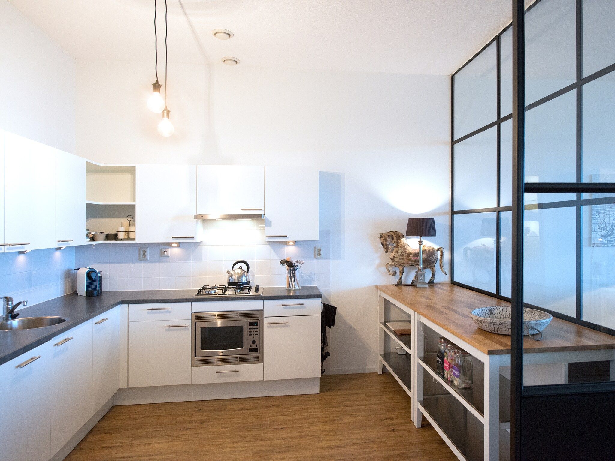 De keuken van Scheveningen Harbour 54A in Den Haag