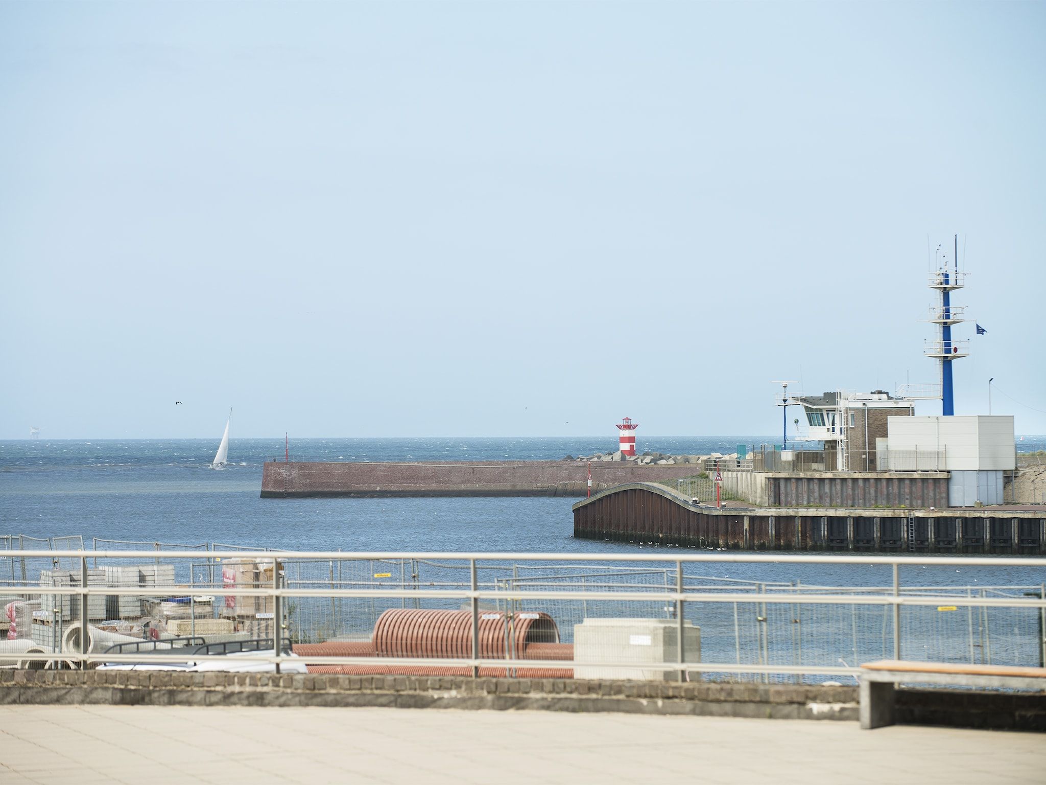 Het uitzicht vanaf Scheveningen Harbour 56C in Den Haag