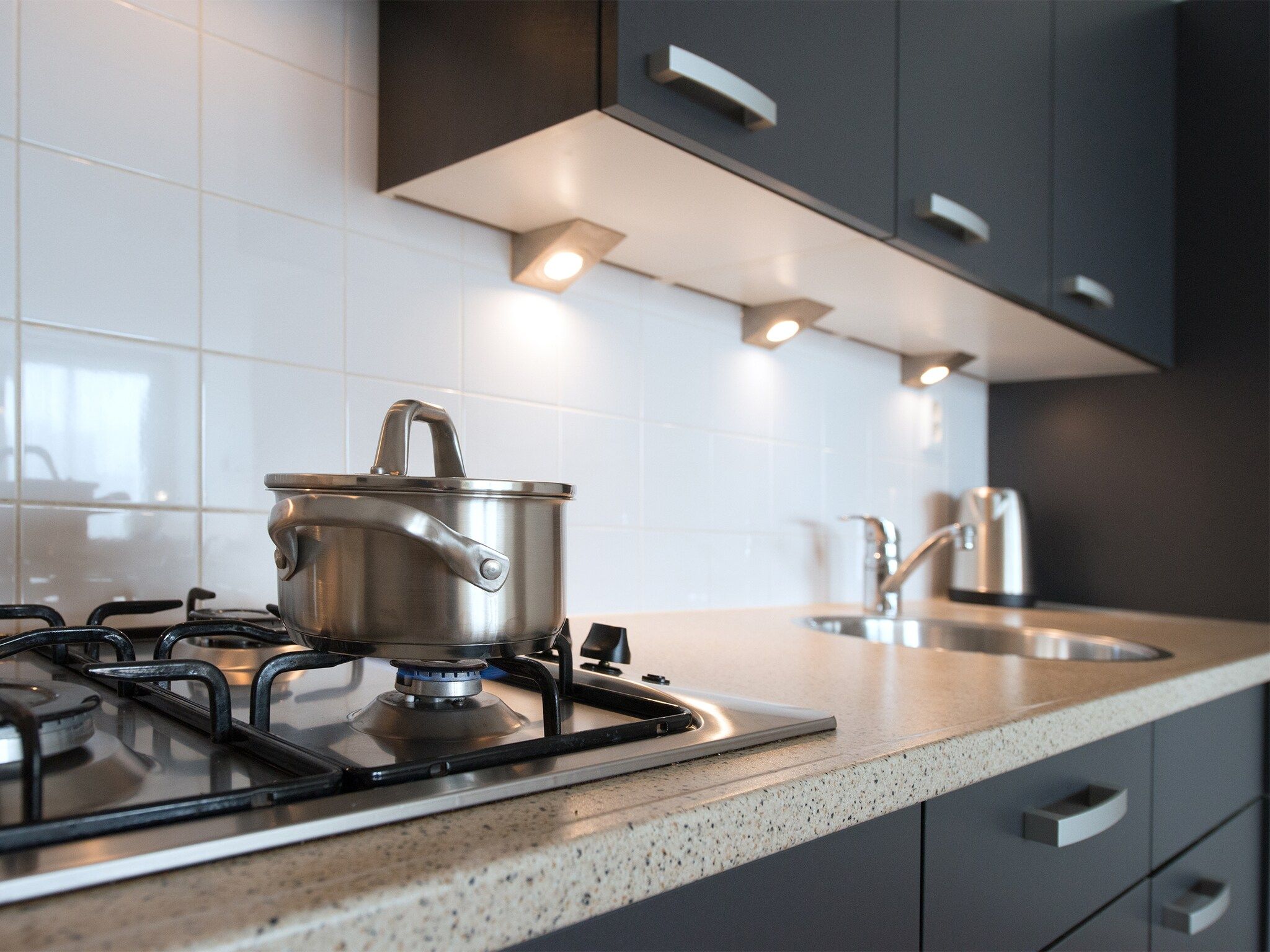De keuken van Scheveningen Harbour 58C in Den Haag