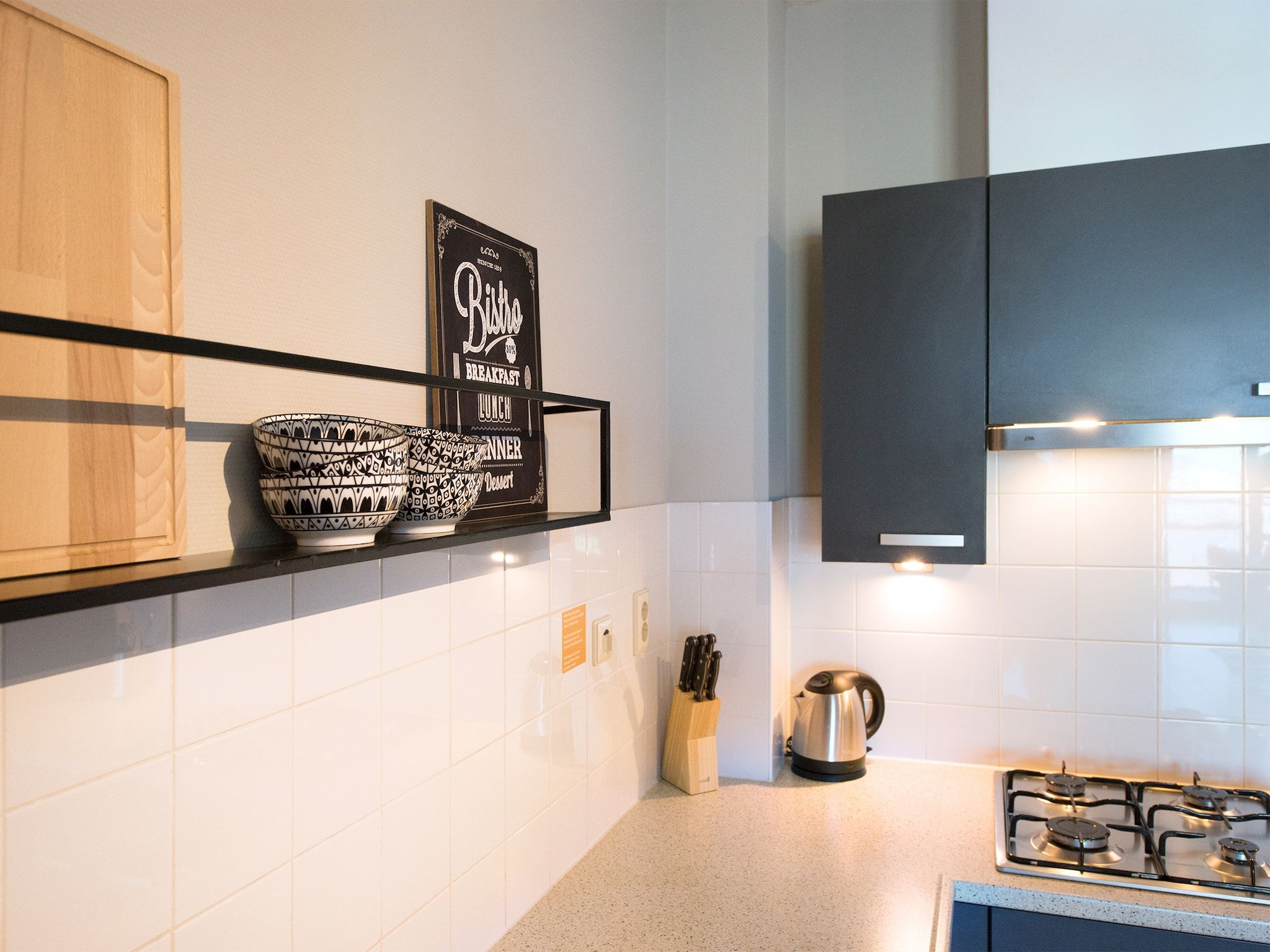 De keuken van Scheveningen Harbour 58 in Den Haag