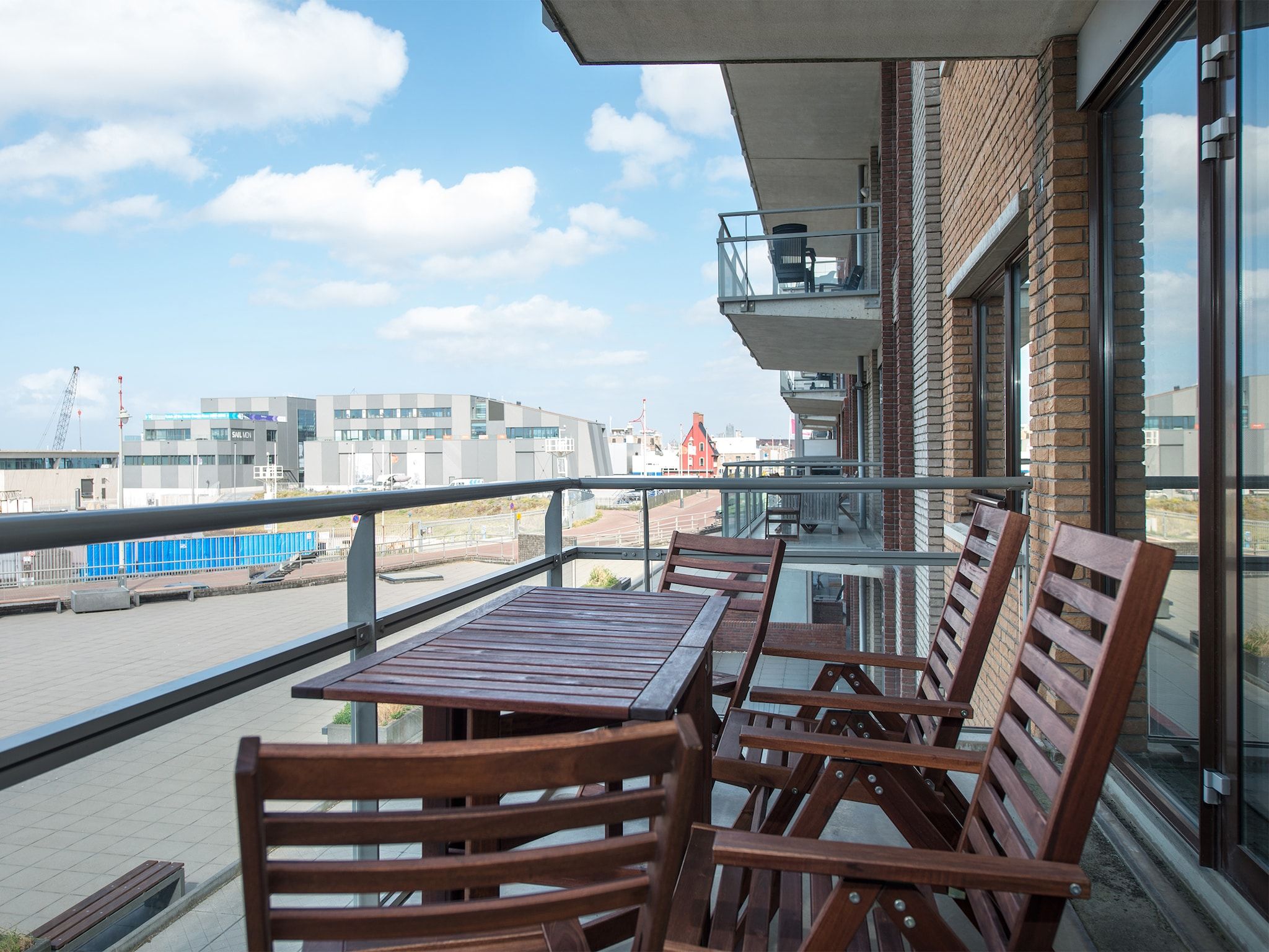 Het uitzicht vanaf Scheveningen Harbour 60B in Den Haag