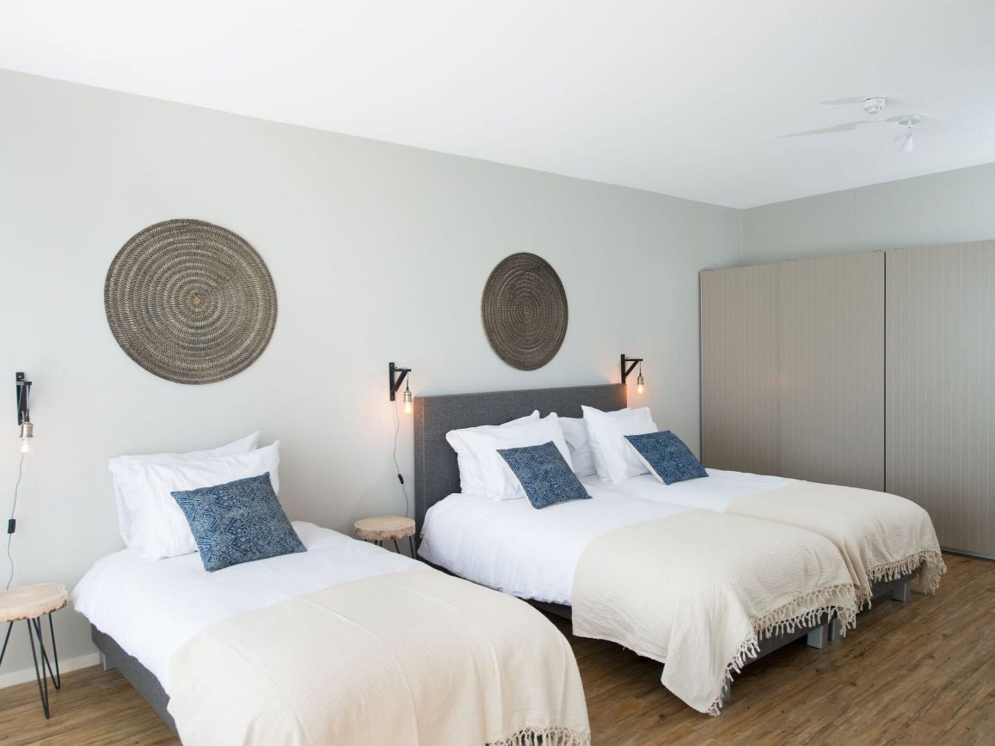 Een slaapkamer van Scheveningen Harbour 68B in Den Haag