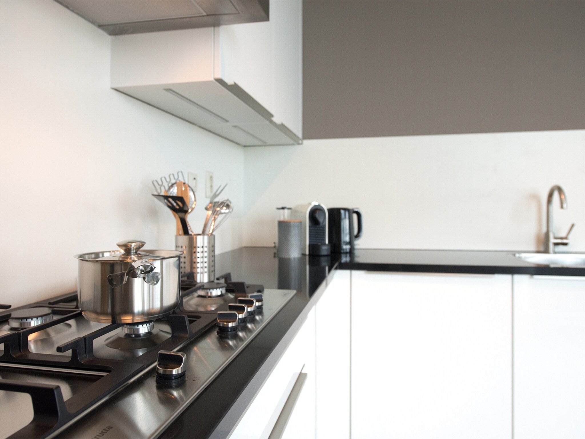 De keuken van Scheveningen Harbour 70 in Den Haag