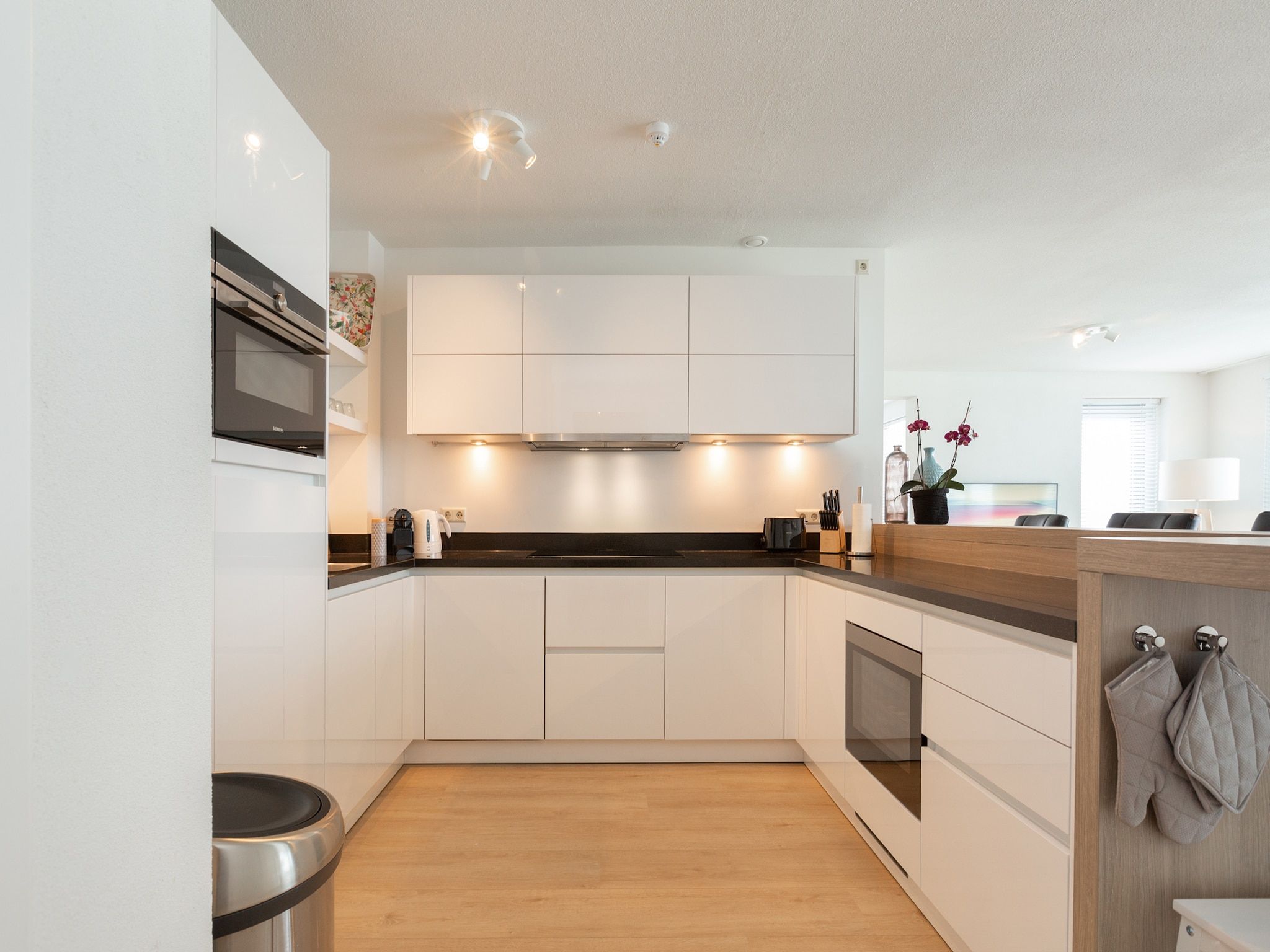 De keuken van Scheveningen Harbour 72A in Den Haag