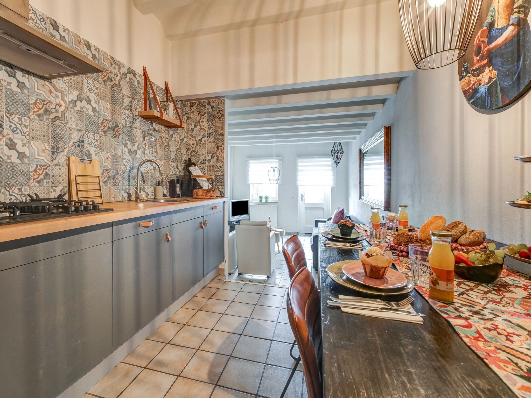 De keuken van Valleyview Cottages - NR12 in Voerendaal