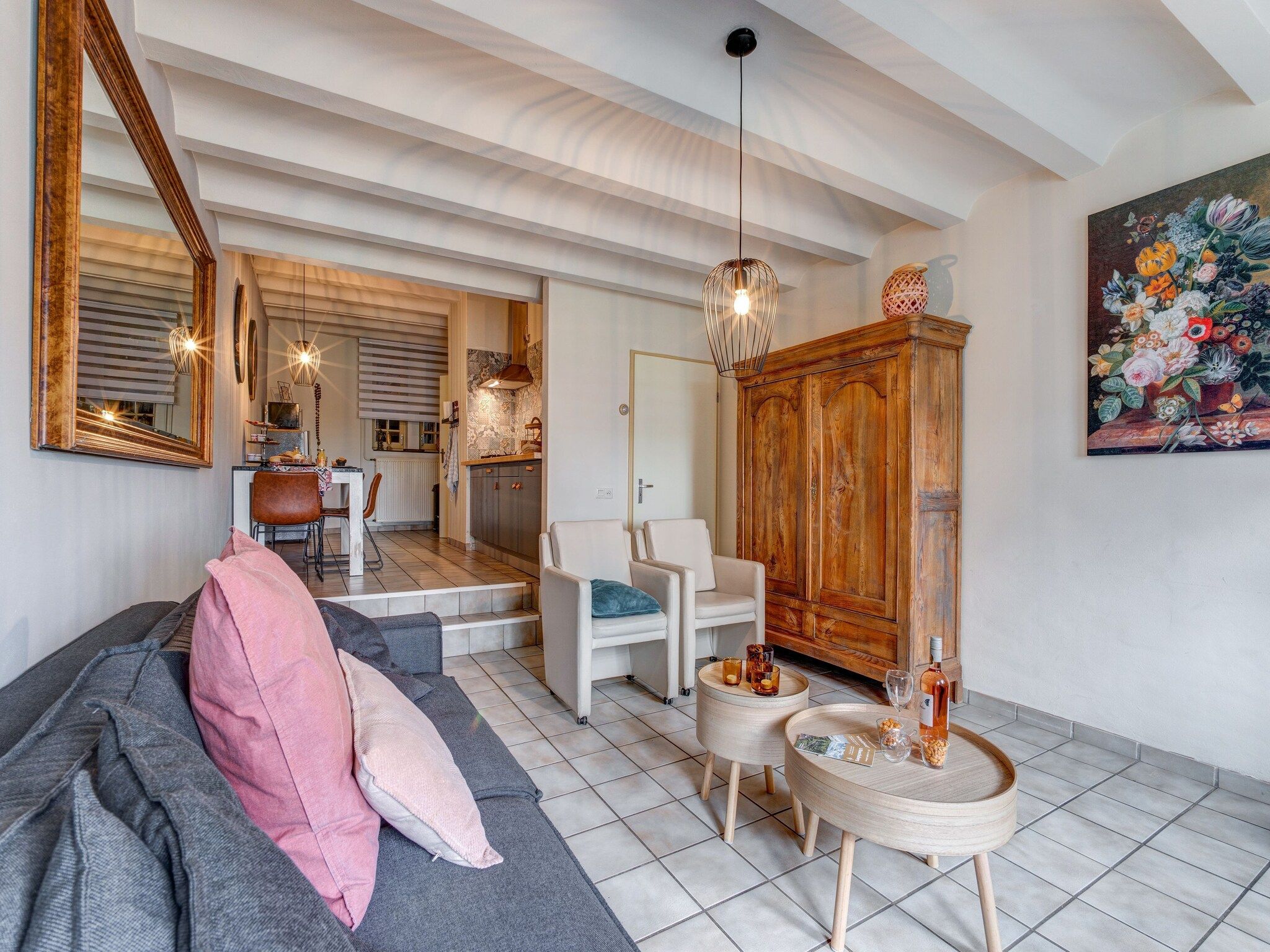 De woonkamer van Valleyview Cottages - NR12 in Voerendaal