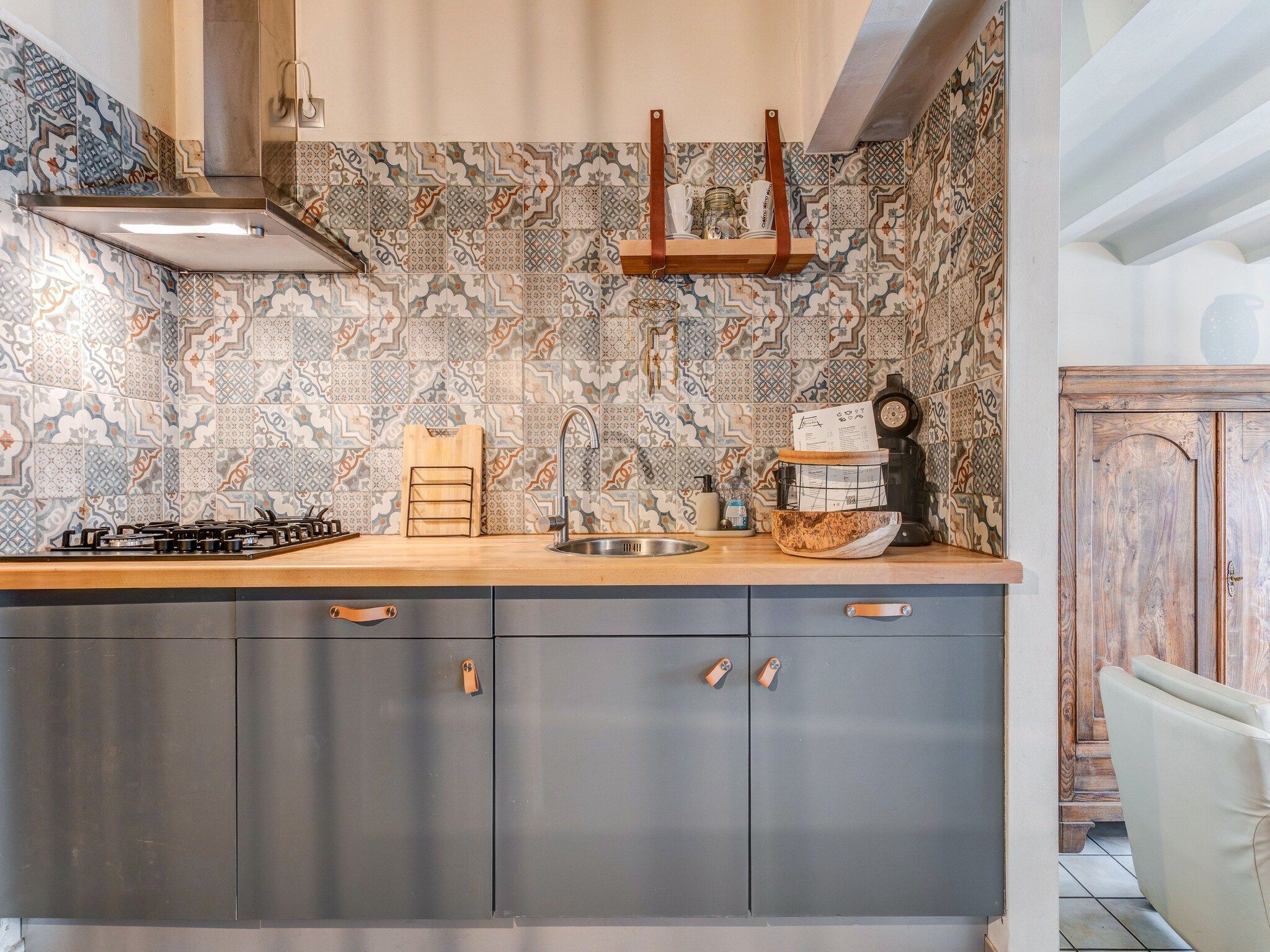 De keuken van Valleyview Cottages - NR12 in Voerendaal
