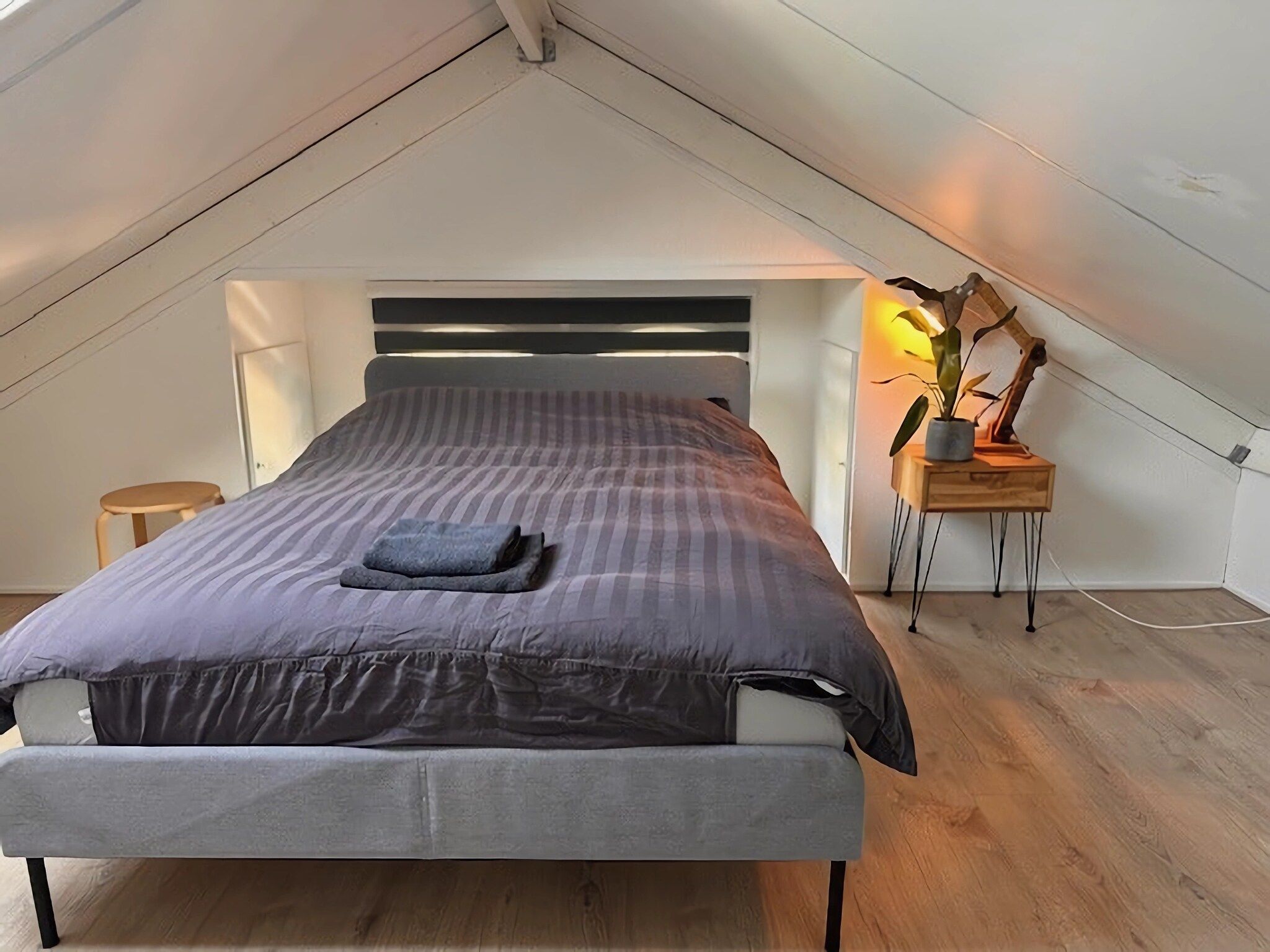 Een slaapkamer van Chalet Kieftveen Voorthuizen 6 pax in Voorthuizen