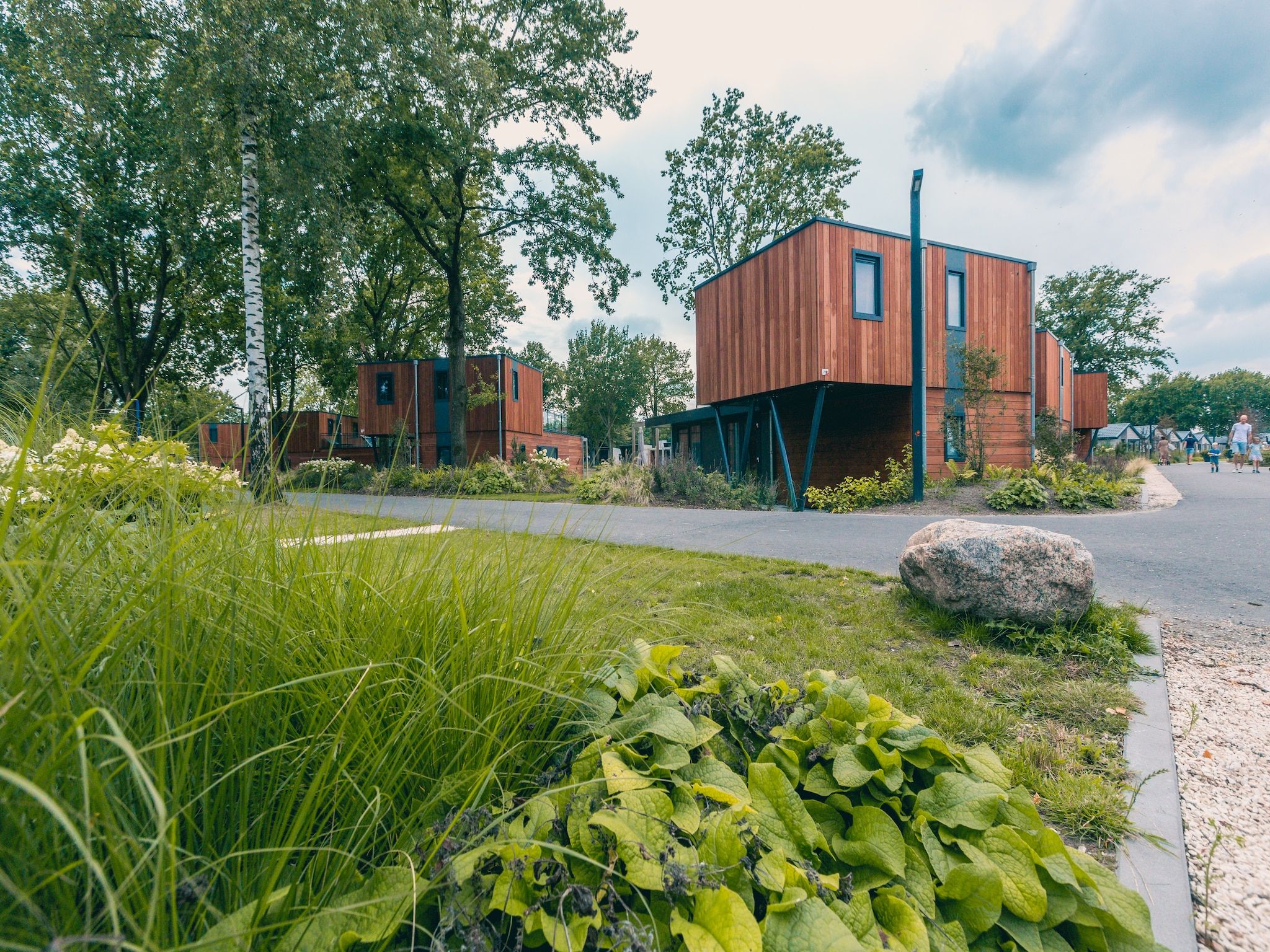 De buitenkant van Pavilion l'etage 44 in Kaatsheuvel