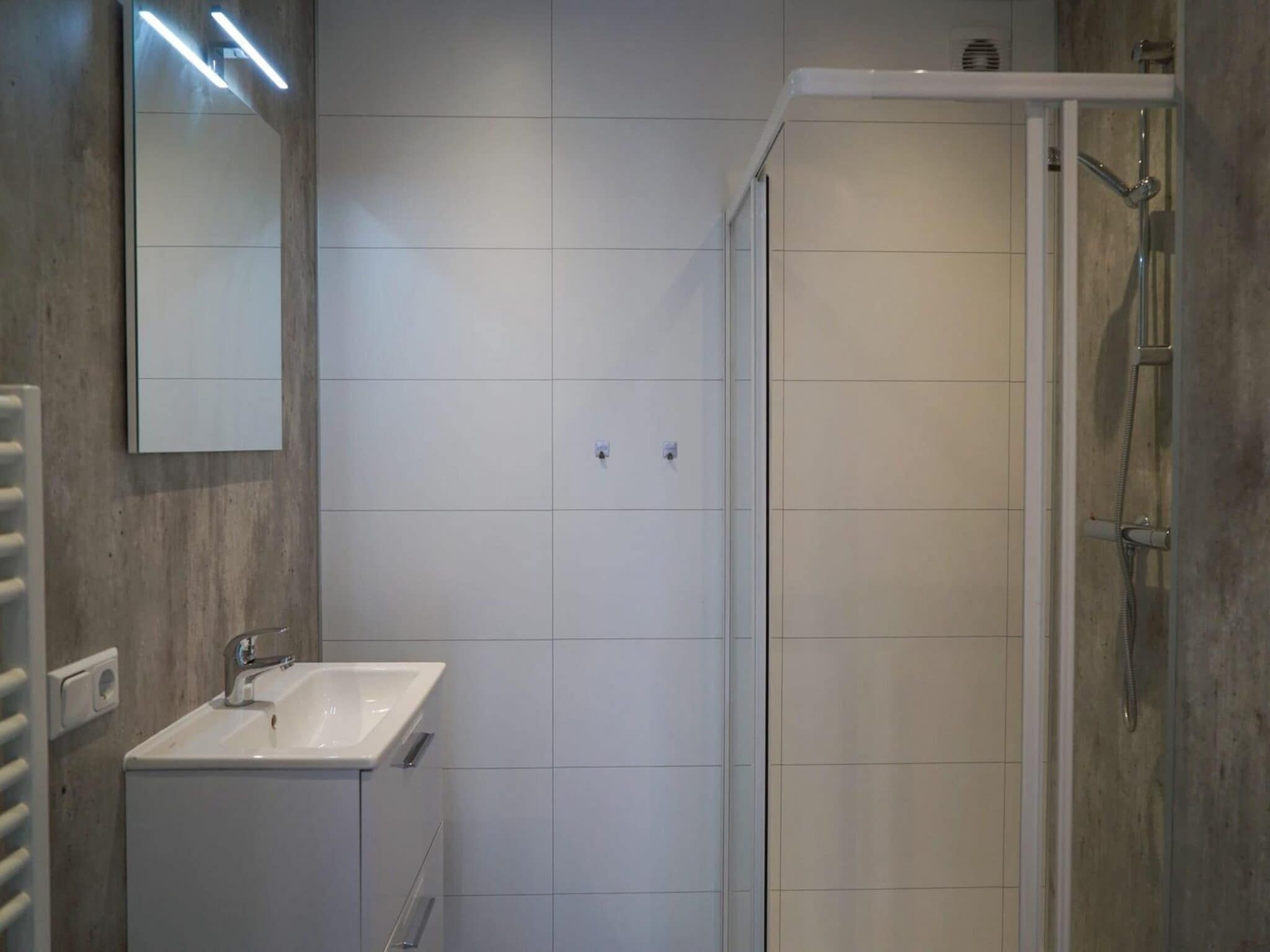 De badkamer van Pavilion 4 in Kaatsheuvel