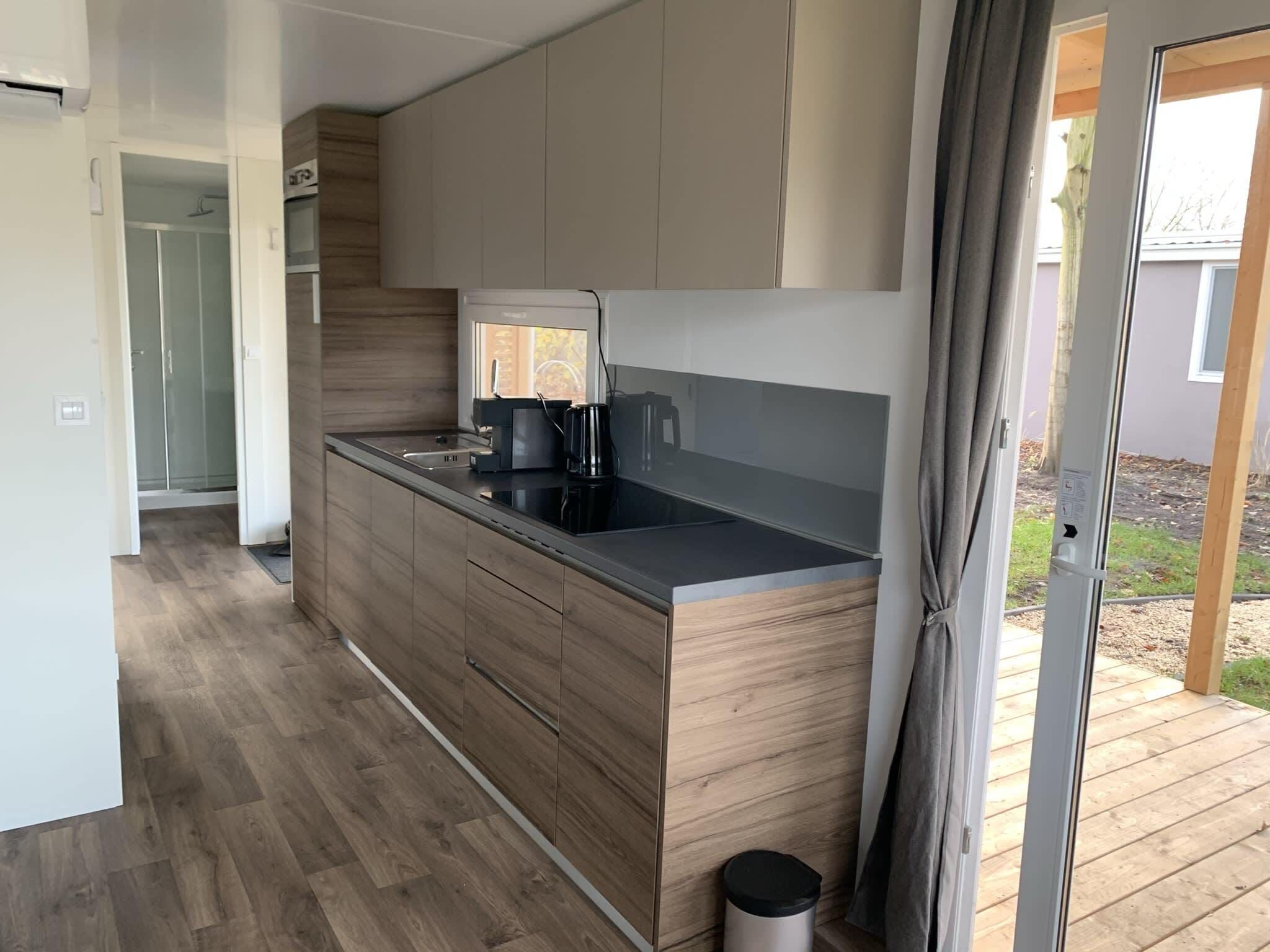 De keuken van Cottage 4 in Kaatsheuvel
