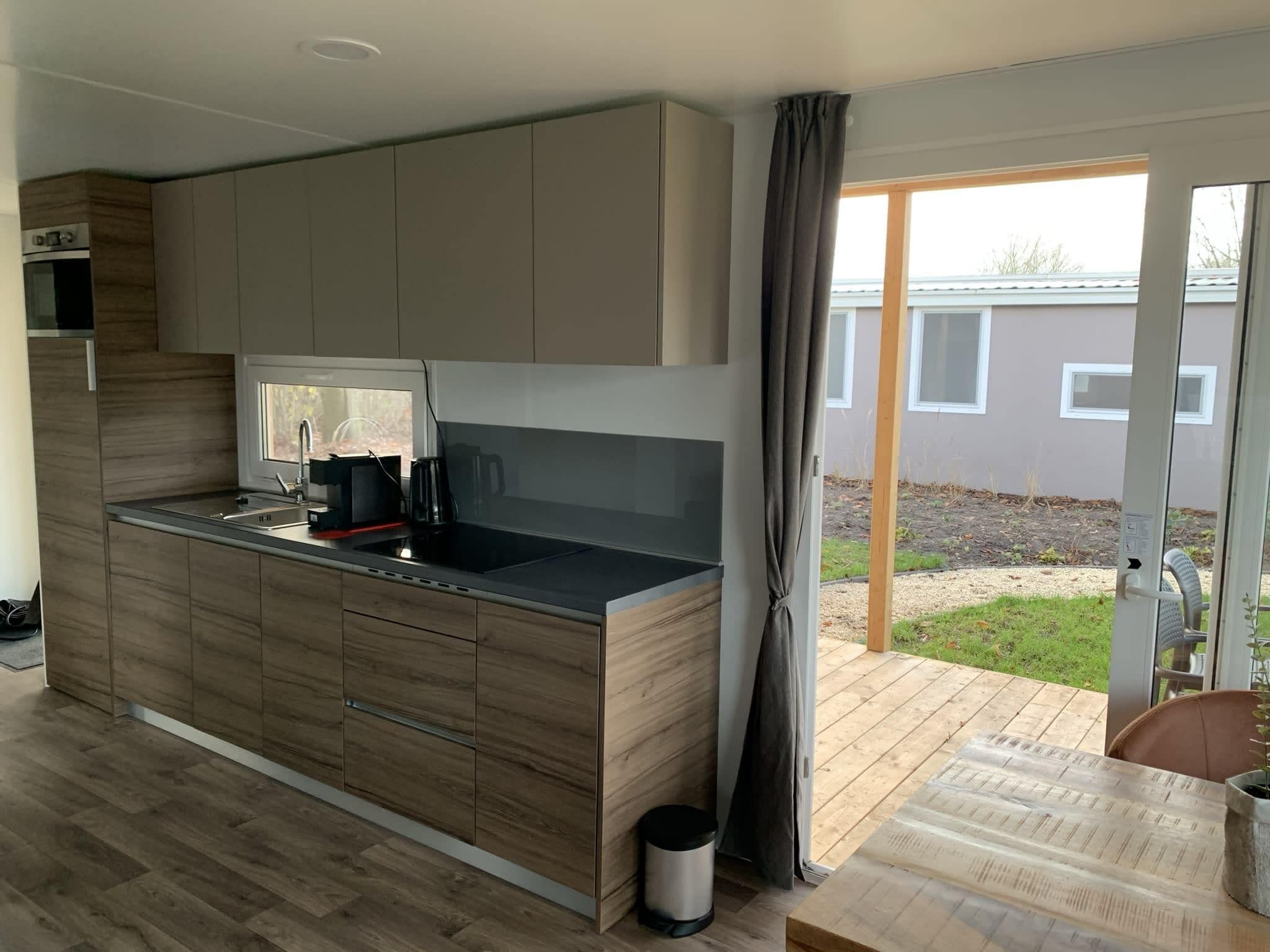 De keuken van Cottage 4 in Kaatsheuvel