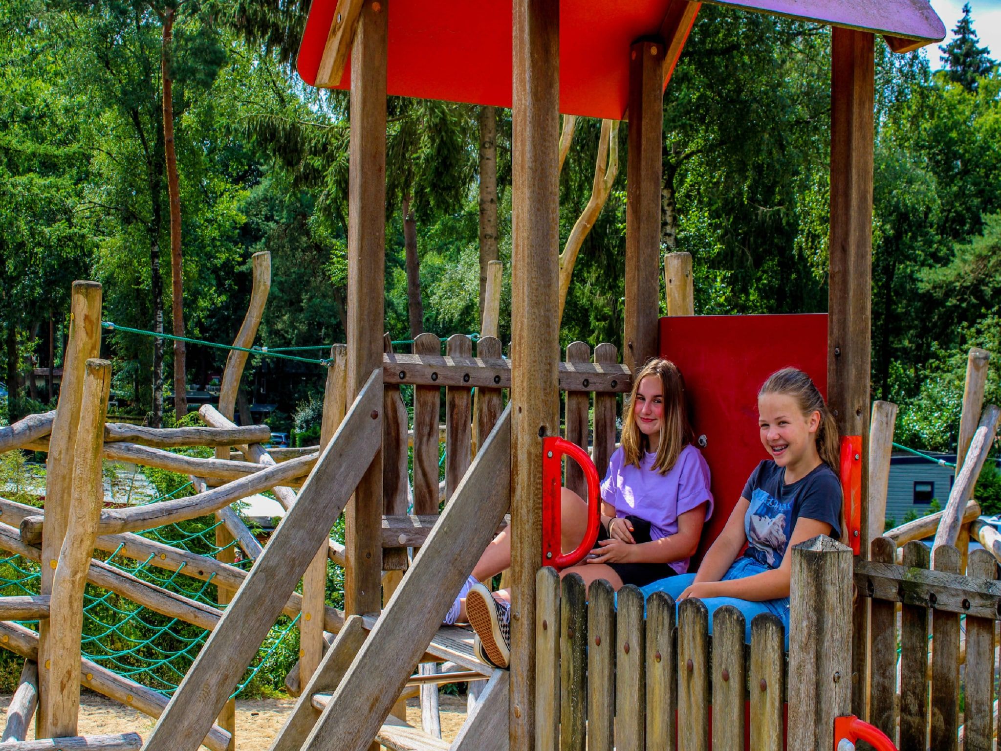 Parkfaciliteiten bij Vakantiepark De Rimboe & De Woeste Hoogte 13 in Hoenderloo