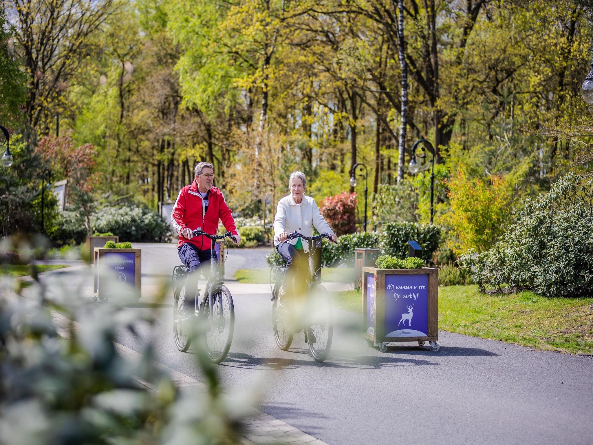 Parkfaciliteiten bij Vakantiepark De Rimboe & De Woeste Hoogte 13 in Hoenderloo