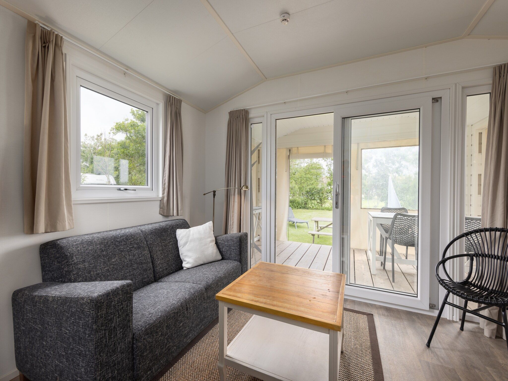De woonkamer van Vakantiepark Callassande 4 in Callantsoog