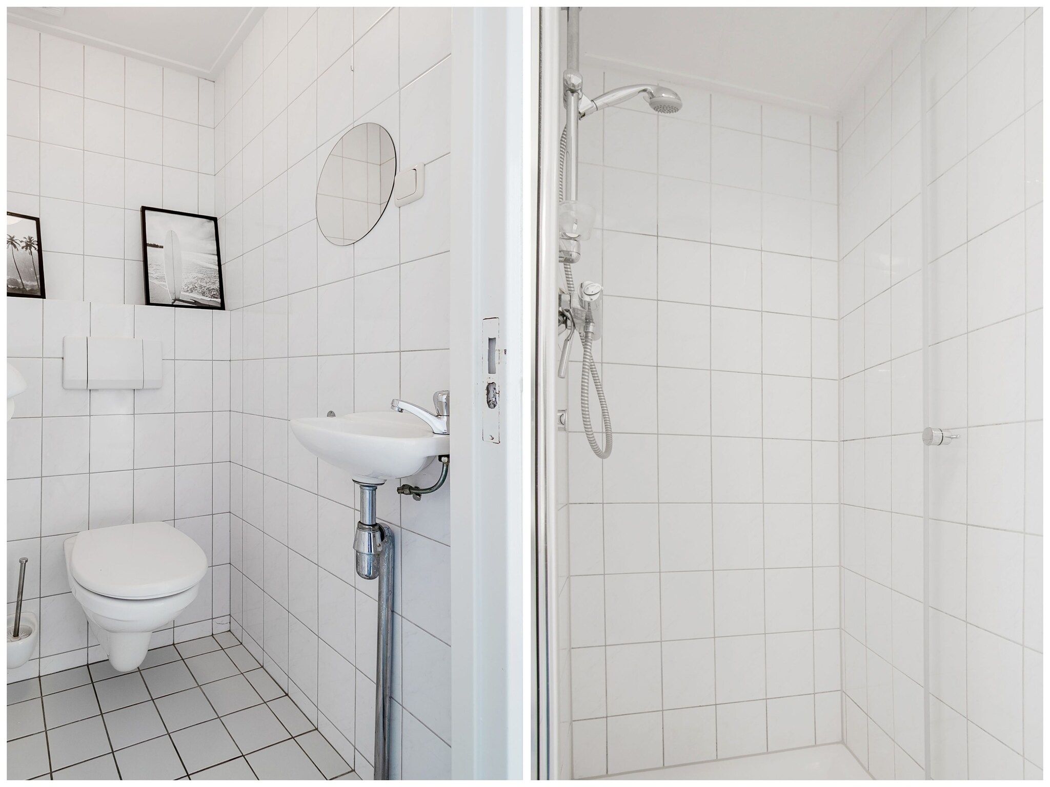 De badkamer van Vitamine Zee in Egmond aan Zee