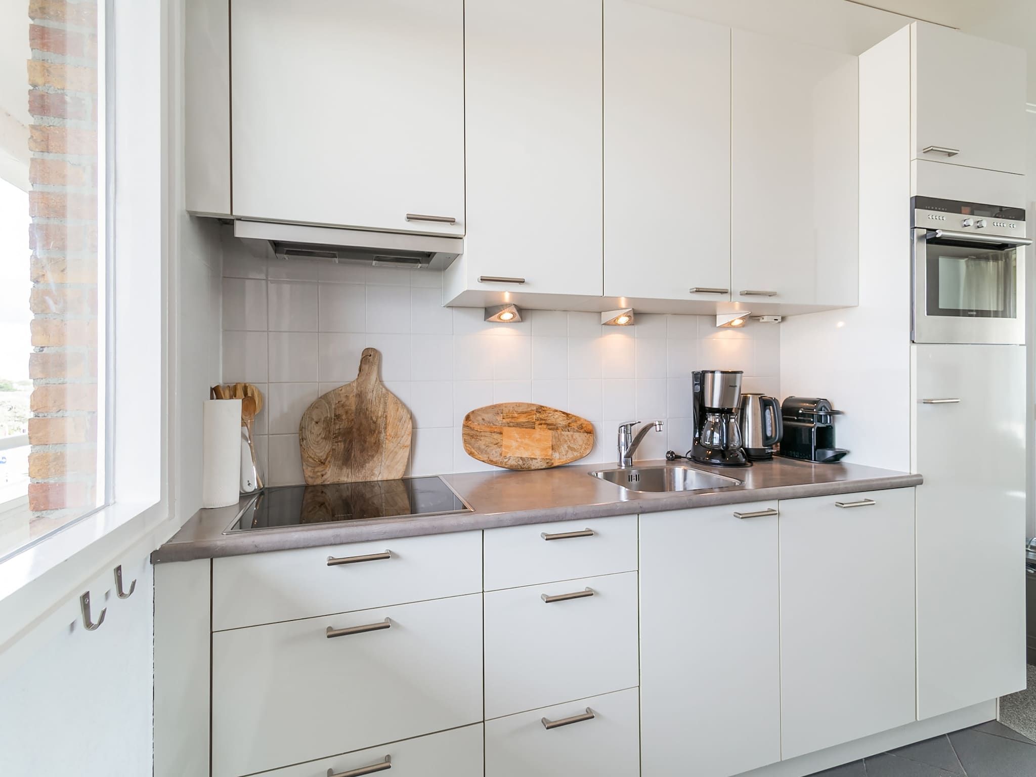 De keuken van Vitamine Zee in Egmond aan Zee
