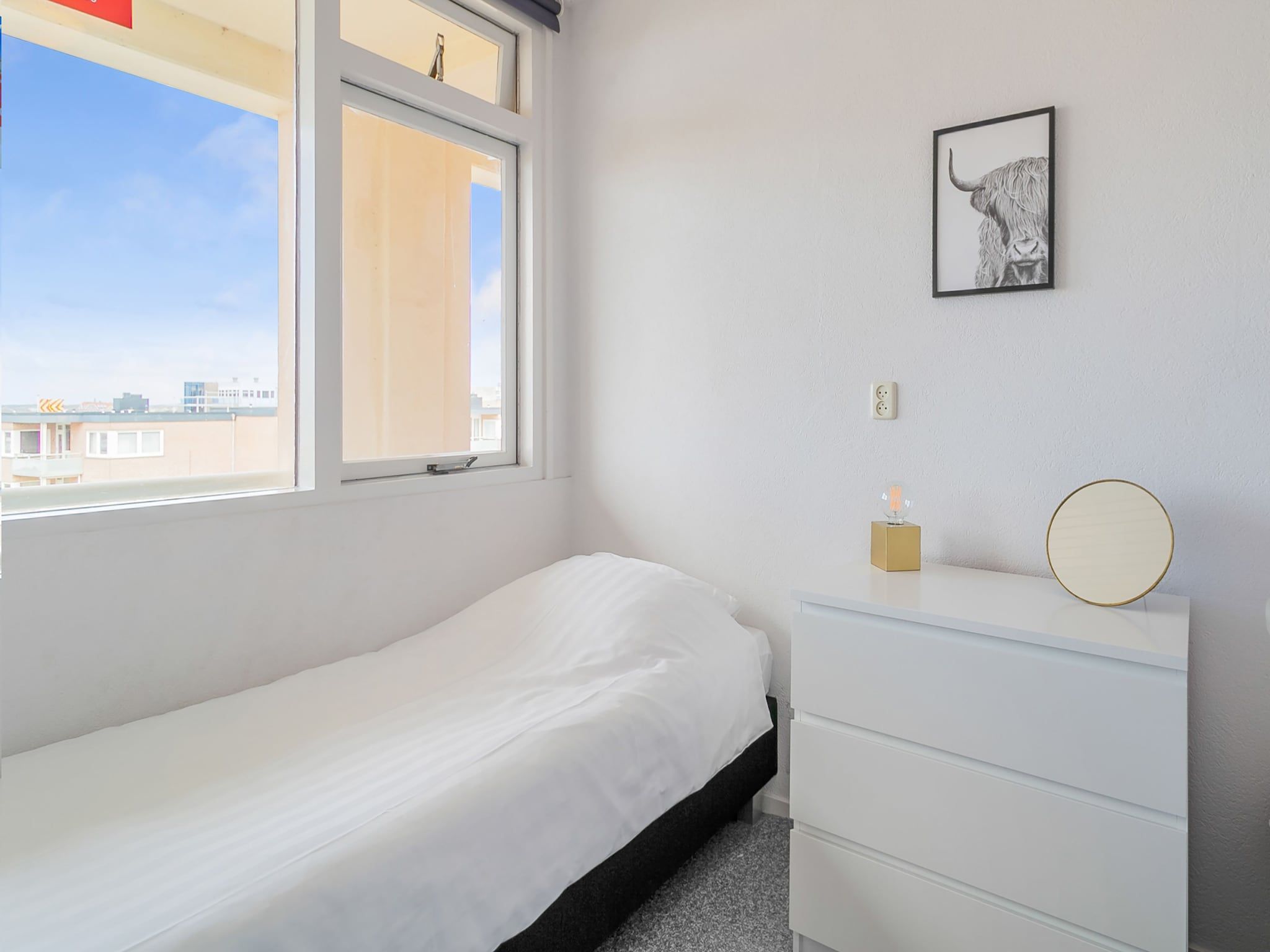 Een slaapkamer van Vitamine Zee in Egmond aan Zee