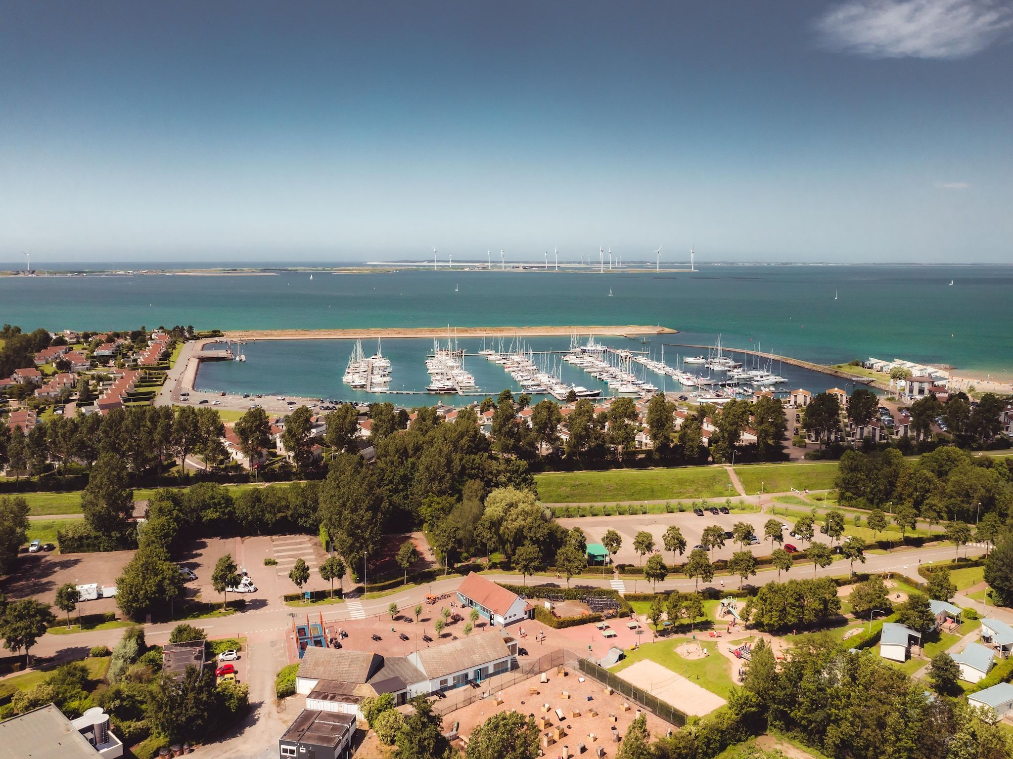 De omgeving van Vakantiepark Beach Resort 22 in Kamperland