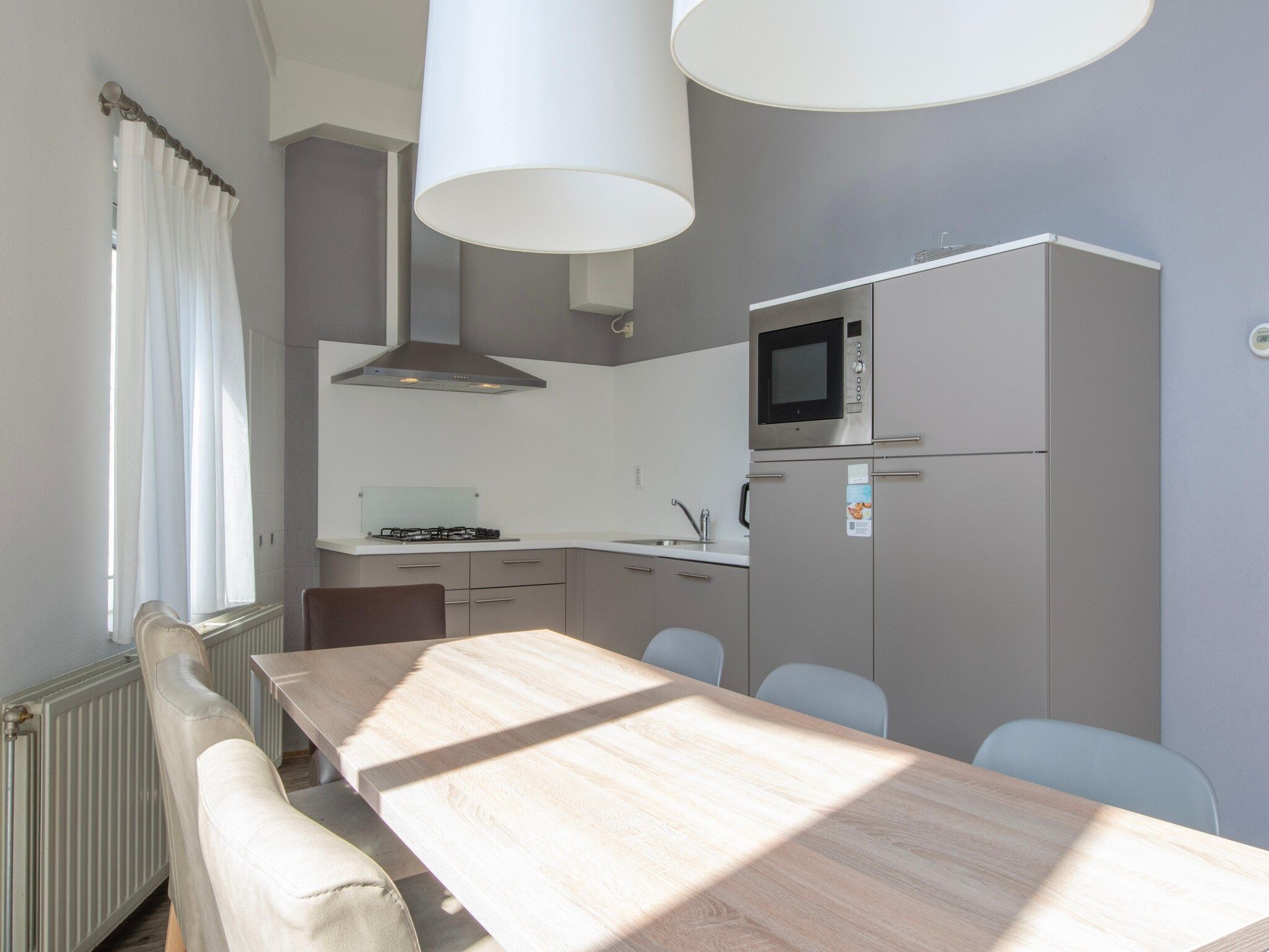 De keuken van Vakantiepark Hof Domburg 25 in Domburg