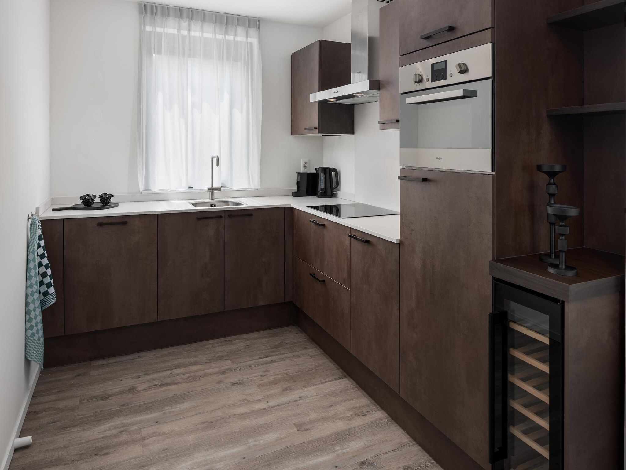 De keuken van Park Veerse Kreek 5 in Wolphaartsdijk