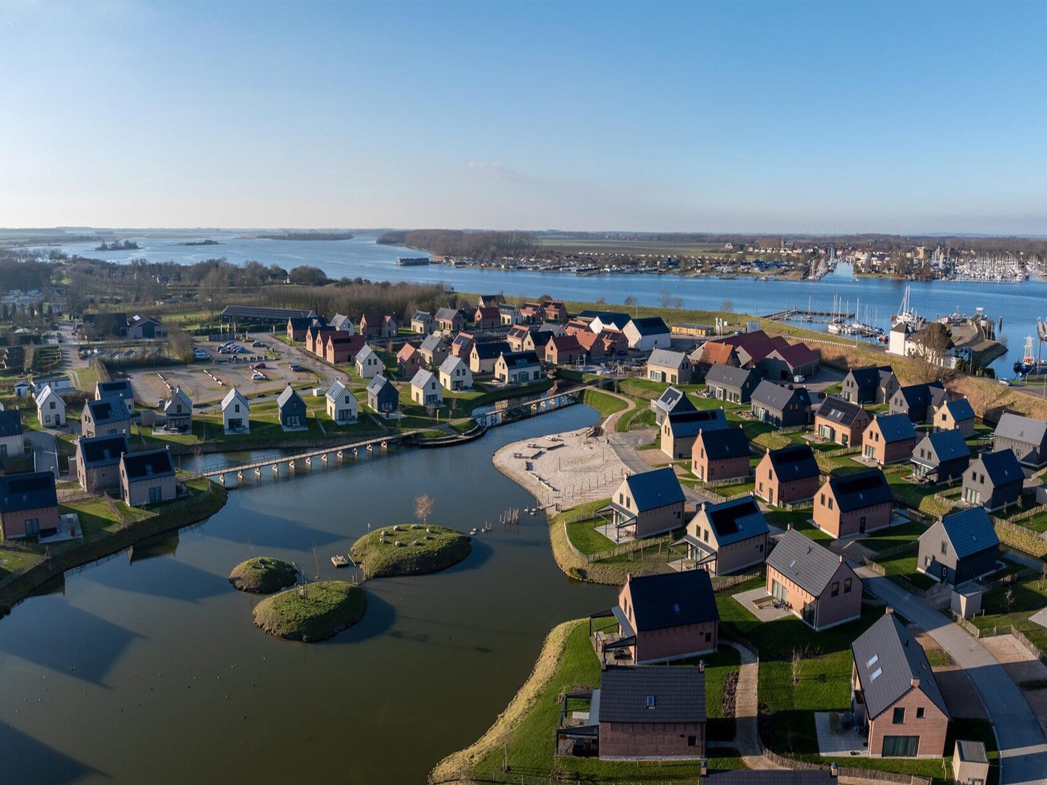 De omgeving van Park Veerse Kreek 7 in Wolphaartsdijk