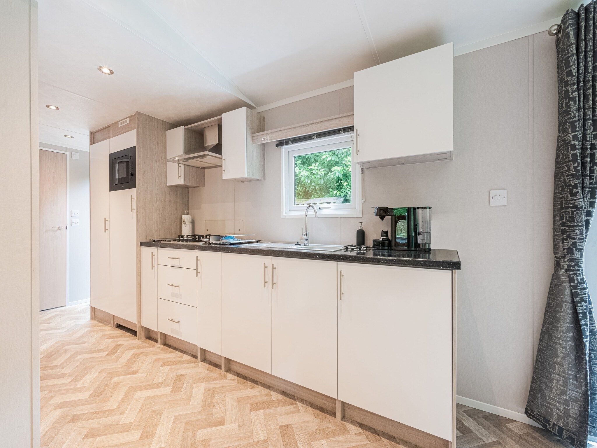 De keuken van Chalet in Vledder in Vledder