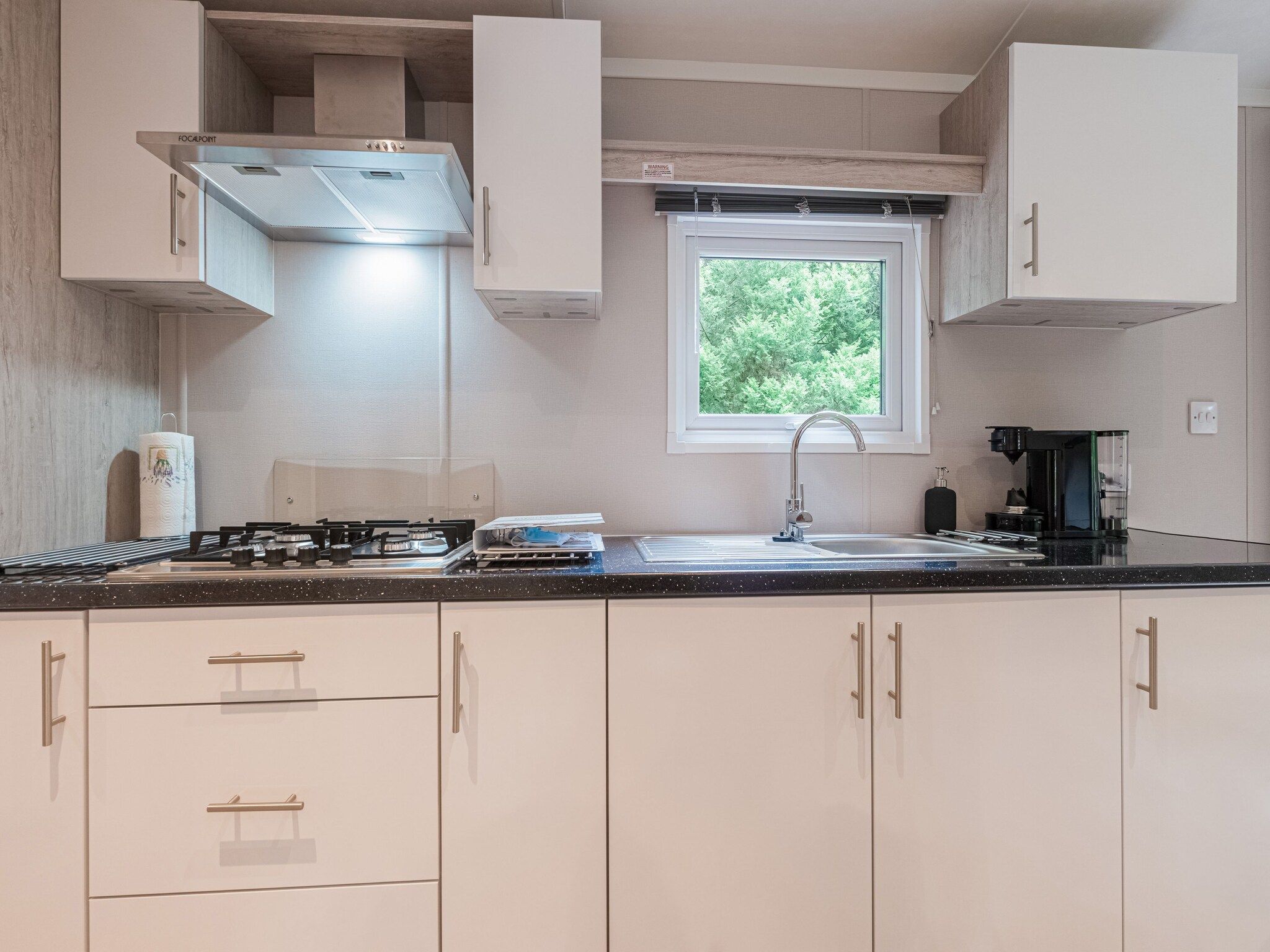 De keuken van Chalet in Vledder in Vledder