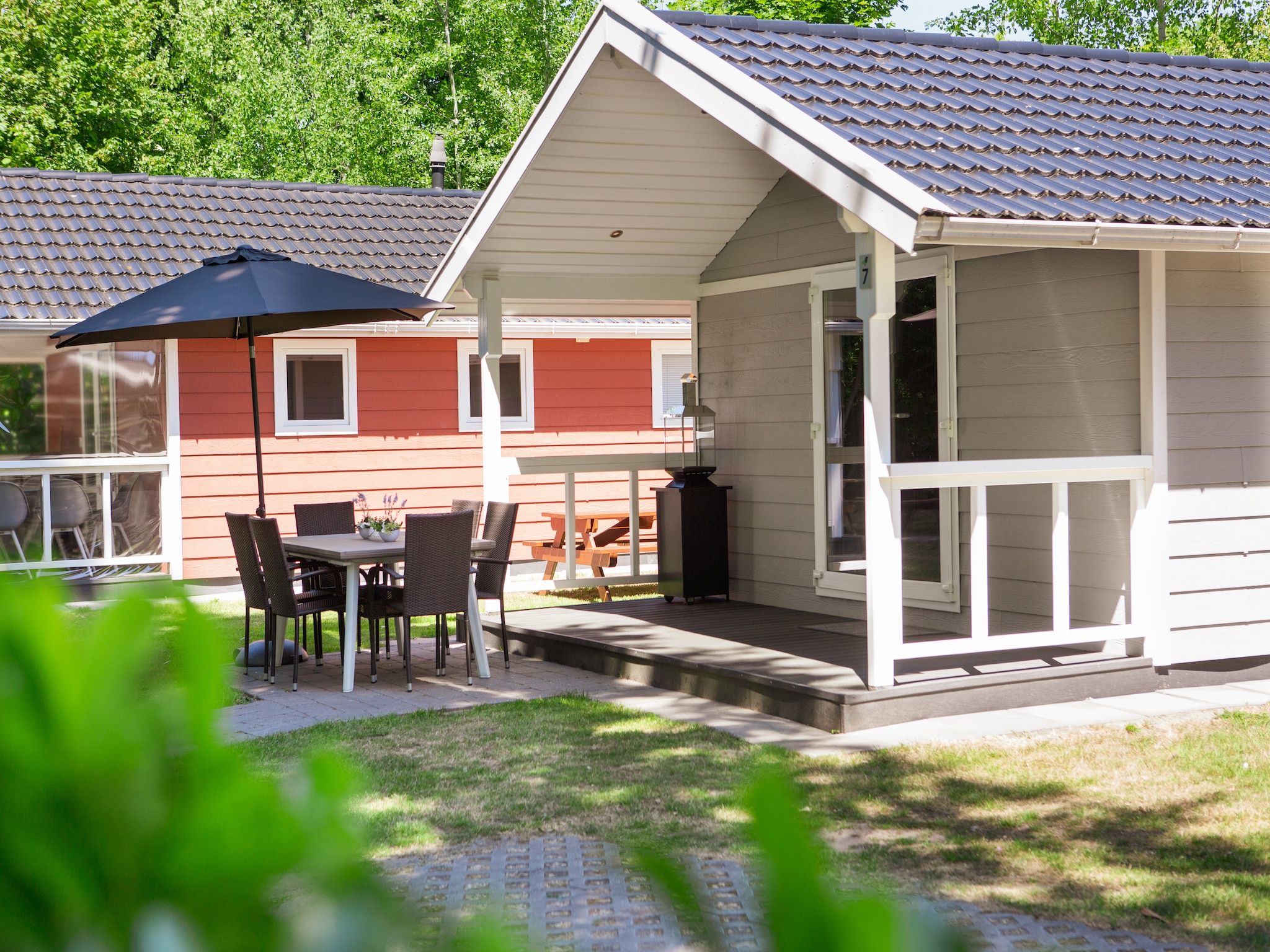 De buitenkant van Vakantiepark Latour 2 in Oirschot