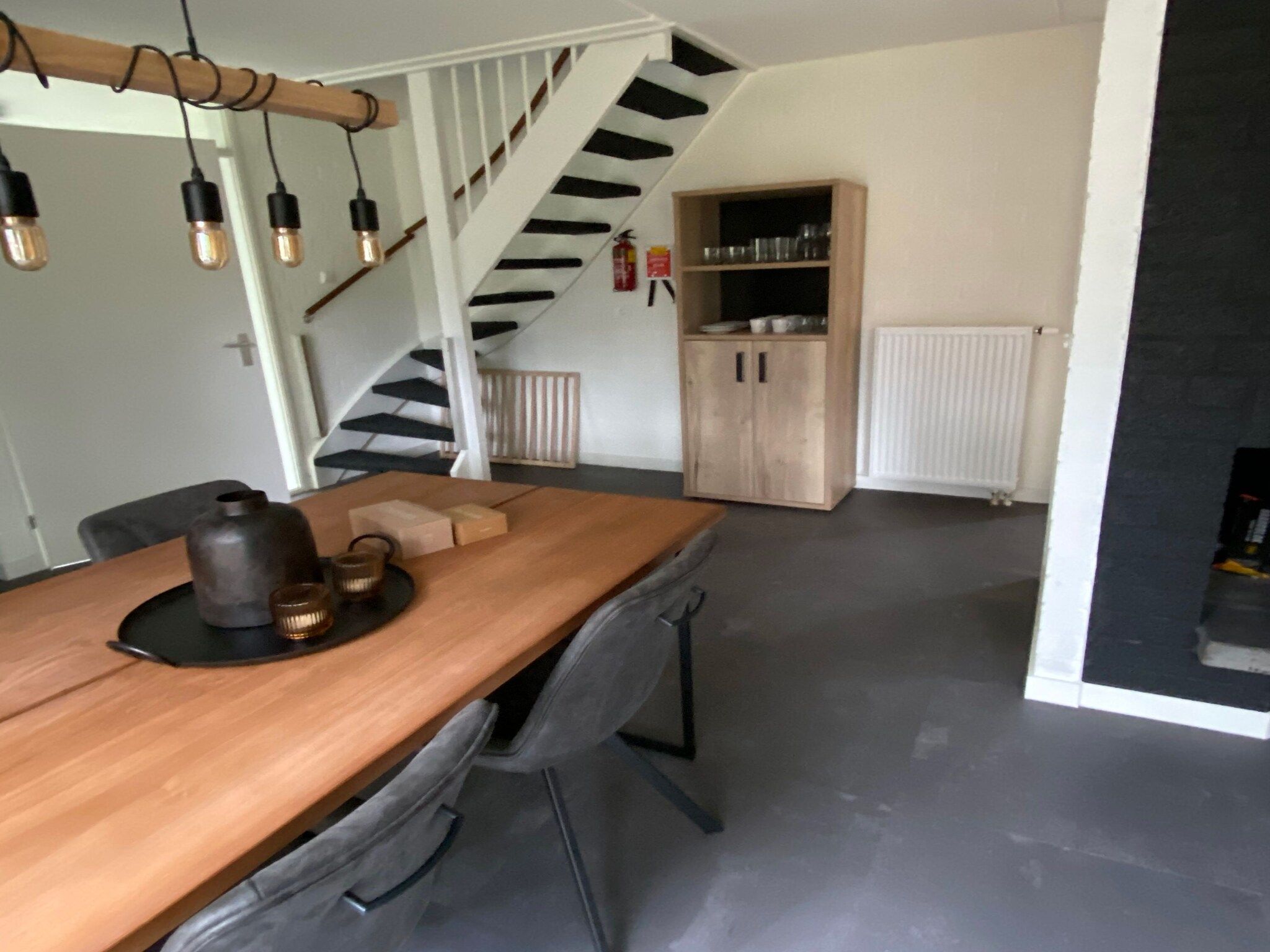 De woonkamer van Vakantiepark de Katjeskelder 20 in Oosterhout
