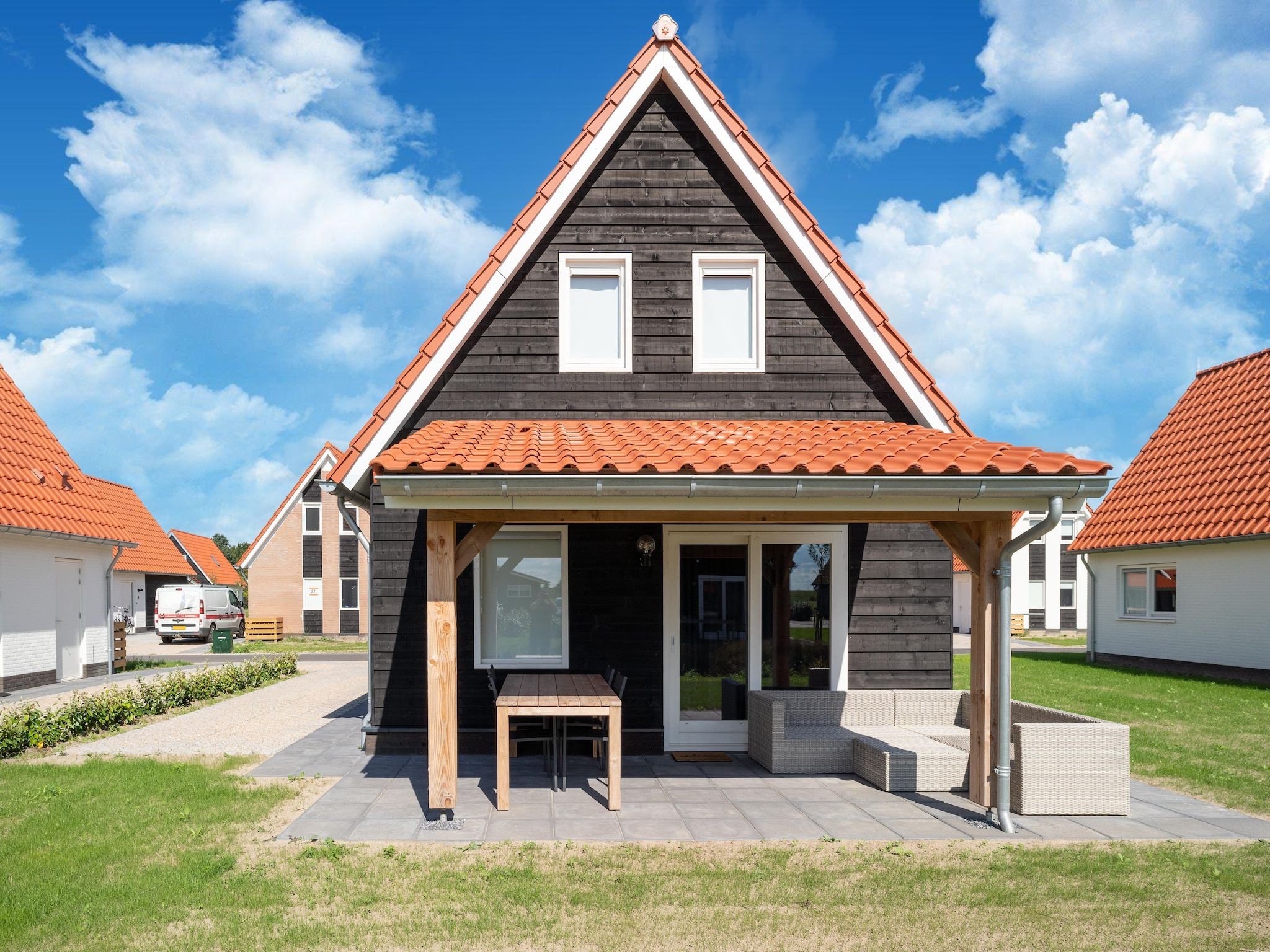 De buitenkant van De Kievit Huis Nr 36 in Scherpenisse
