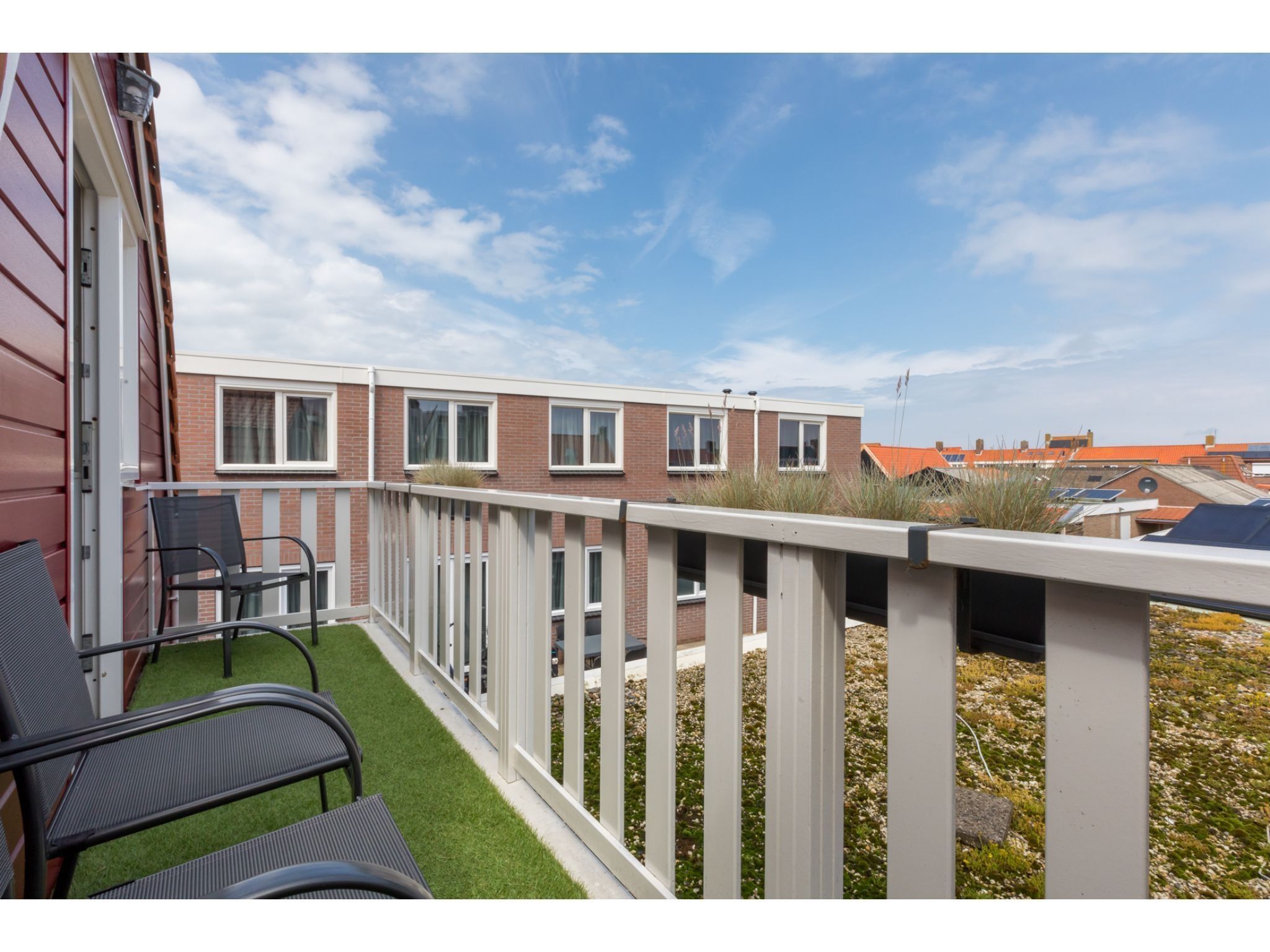 Het uitzicht vanaf Zuidstraat 103 in Westkapelle