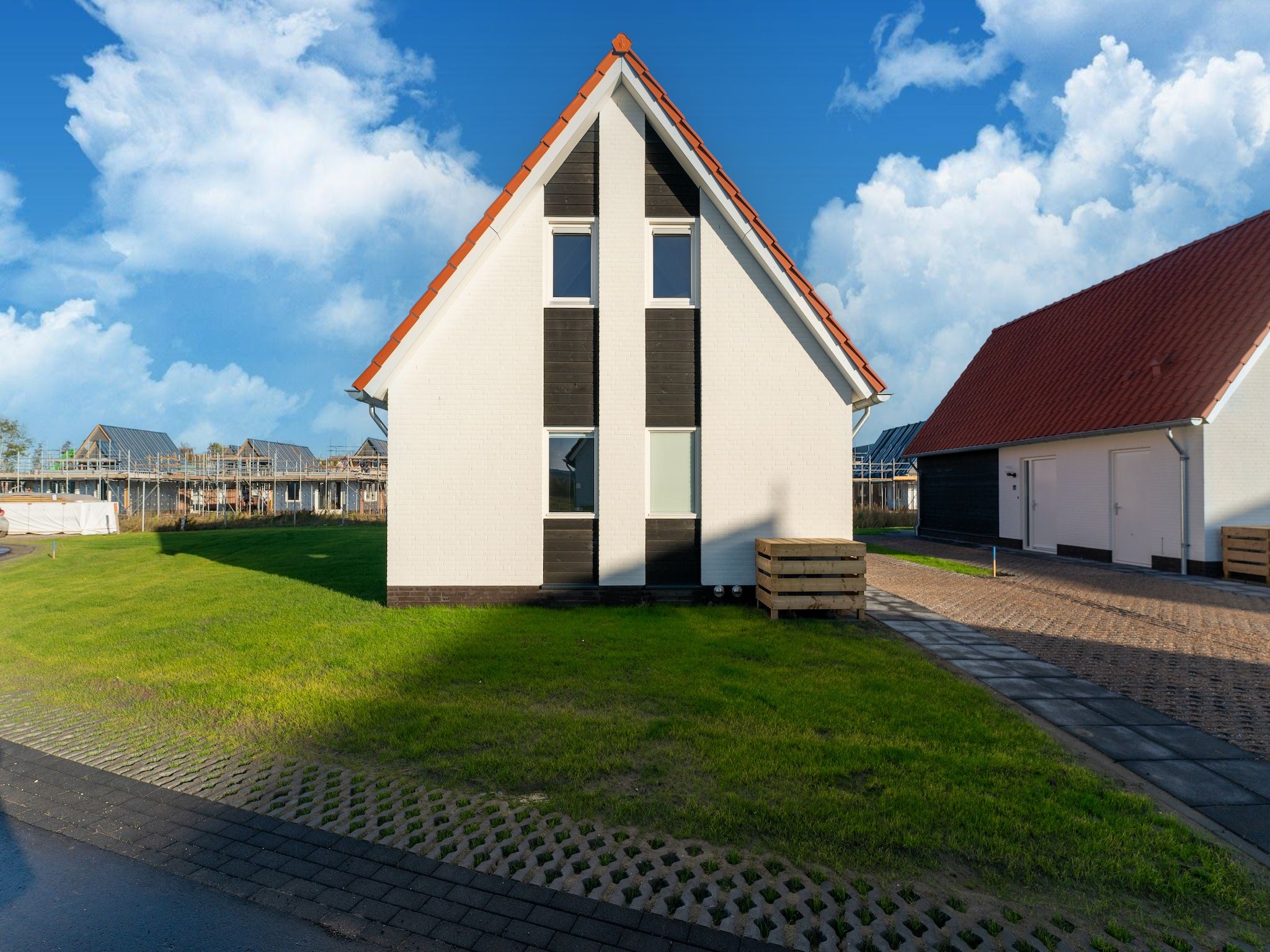 De buitenkant van De Smient Huis  Nr 42 in Scherpenisse