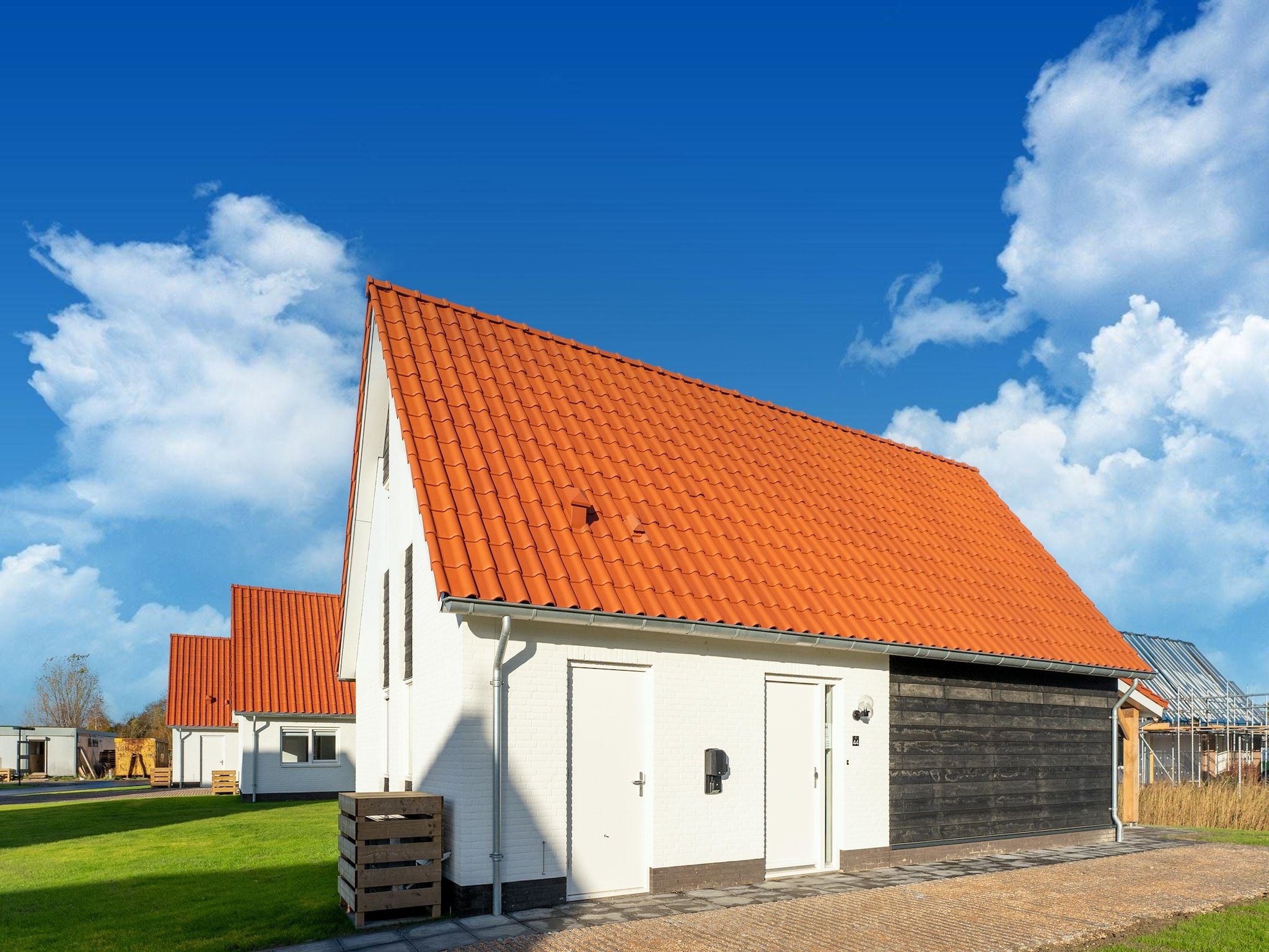 De buitenkant van De Merel Huis  Nr 44 in Scherpenisse